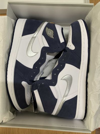 Nike Air Jordan 1 High OG CO.JP "White/Midnight Navy" (2020)(ブリーフケースなし)