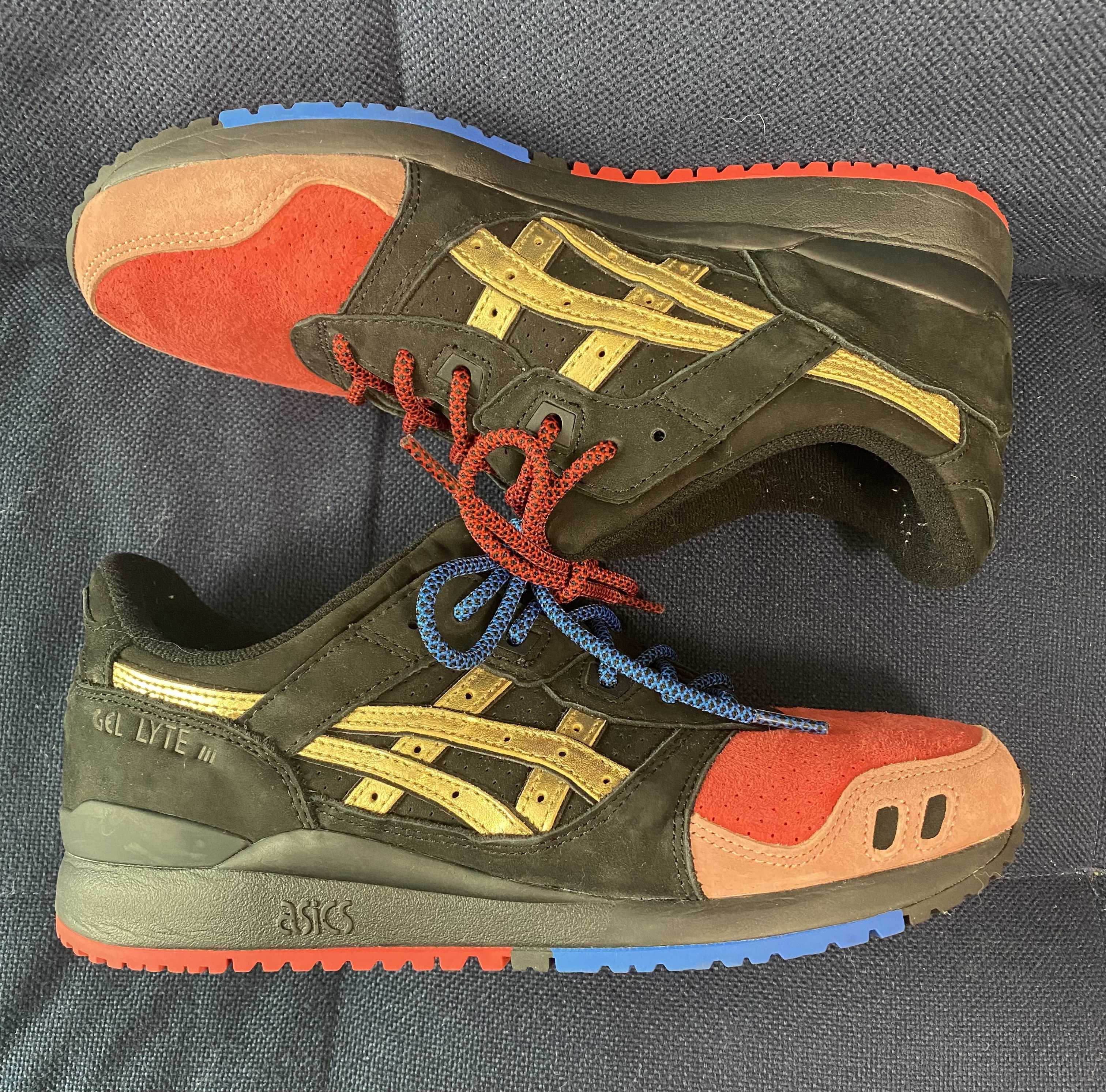 Ronnie Fieg × Asics Gel-Lyte III Tokyo Trio 252.1 "Black/Gold" 