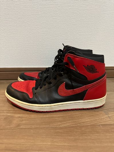 Nike Air Jordan 1 Retro High "Black Varsity Red/Bred"(2001)