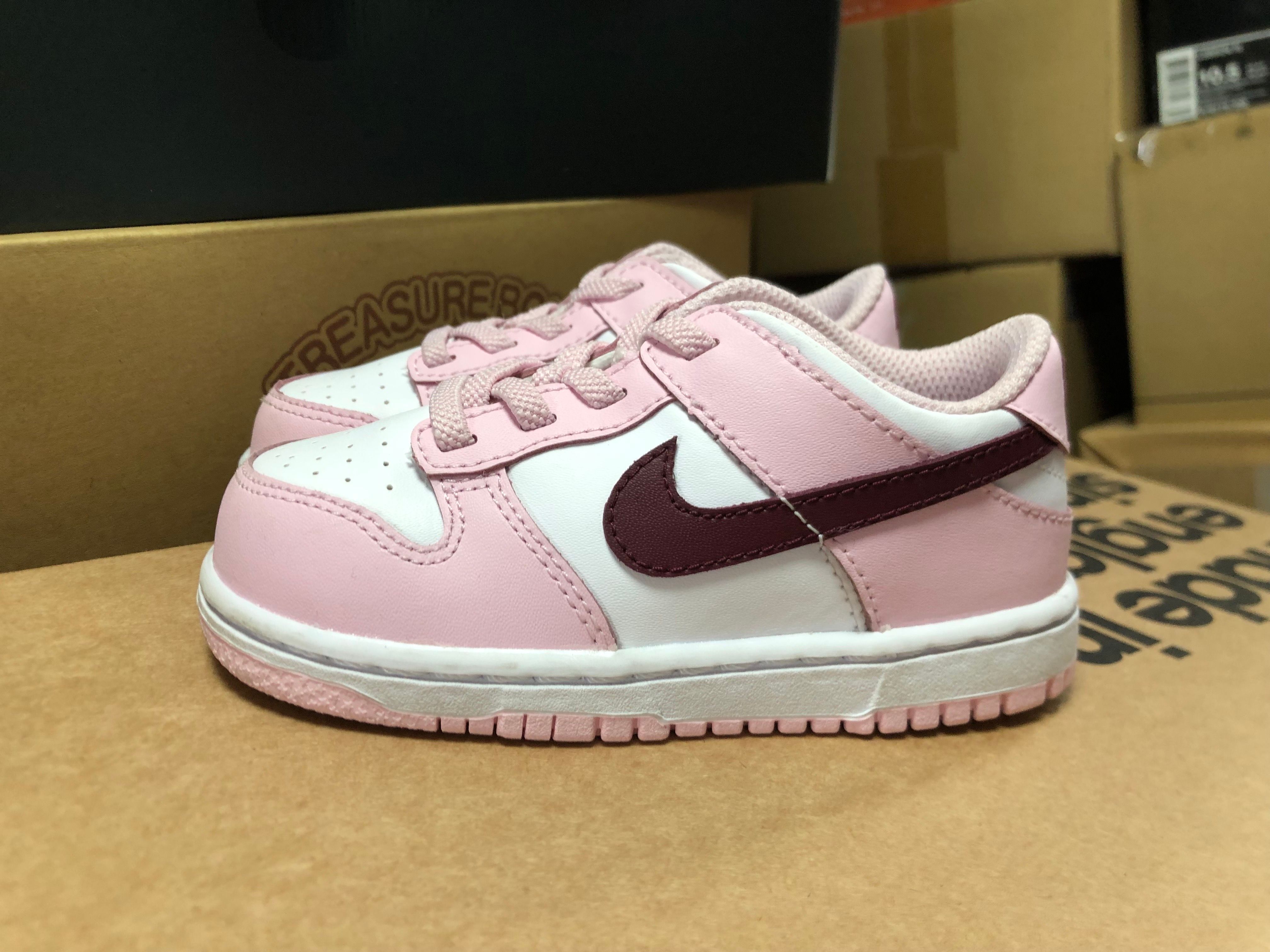 Nike TD Dunk Low "Tulip Pink"