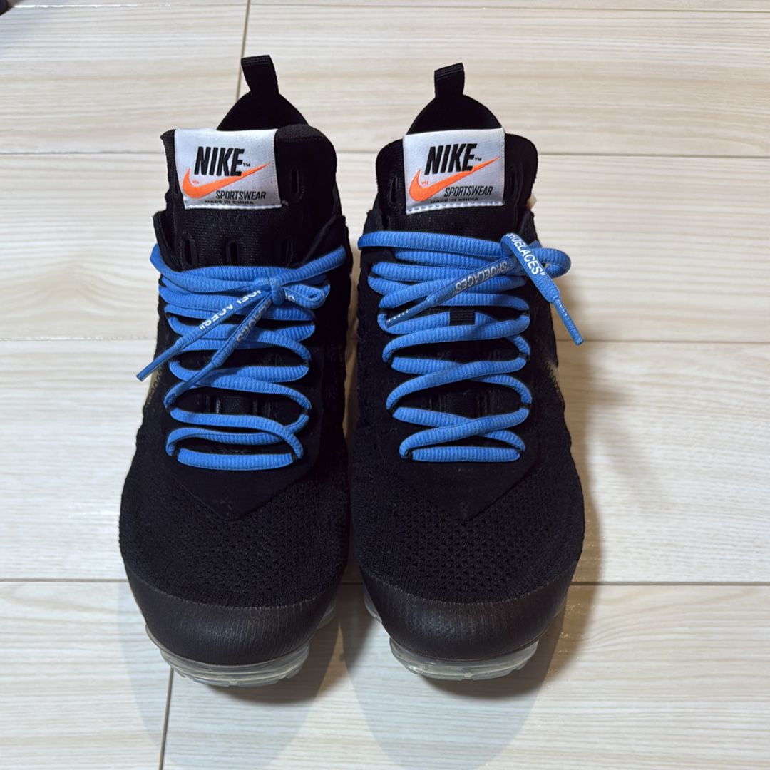 Off-White × Nike Air Vapormax "Black/Total Orange/Clear"