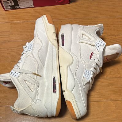 Air jordan sales 4 white denim