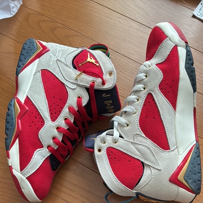 Trophy Room × Nike Air Jordan 7 "True Red and Obsidian"