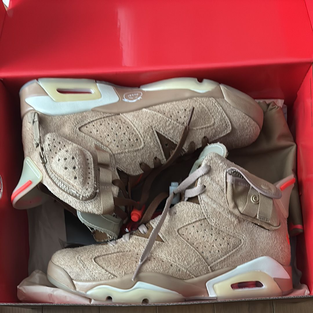 Travis Scott × Nike Air Jordan 6 "British Khaki"