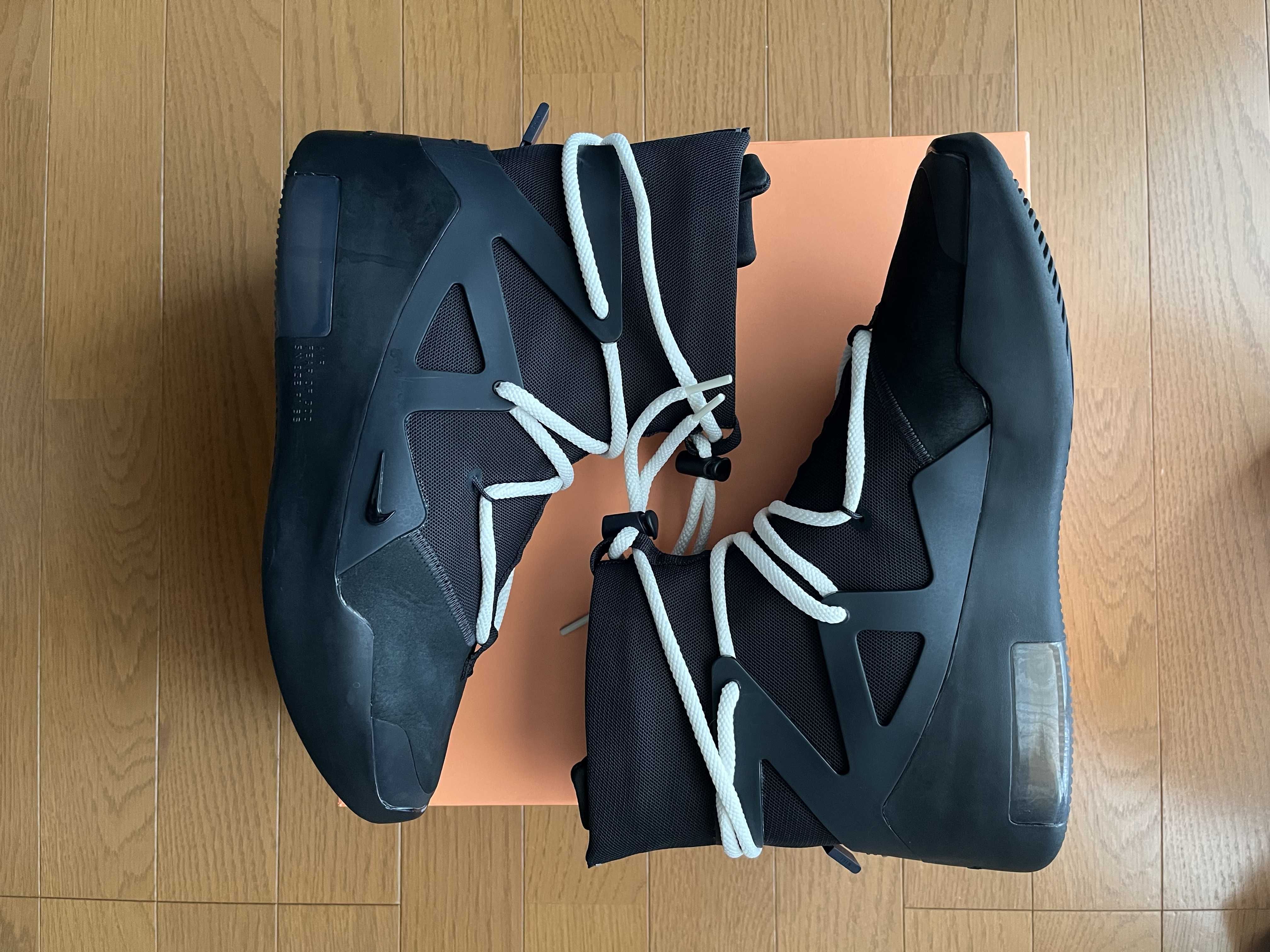 Fear Of God × Nike Air  1 "Triple Black"