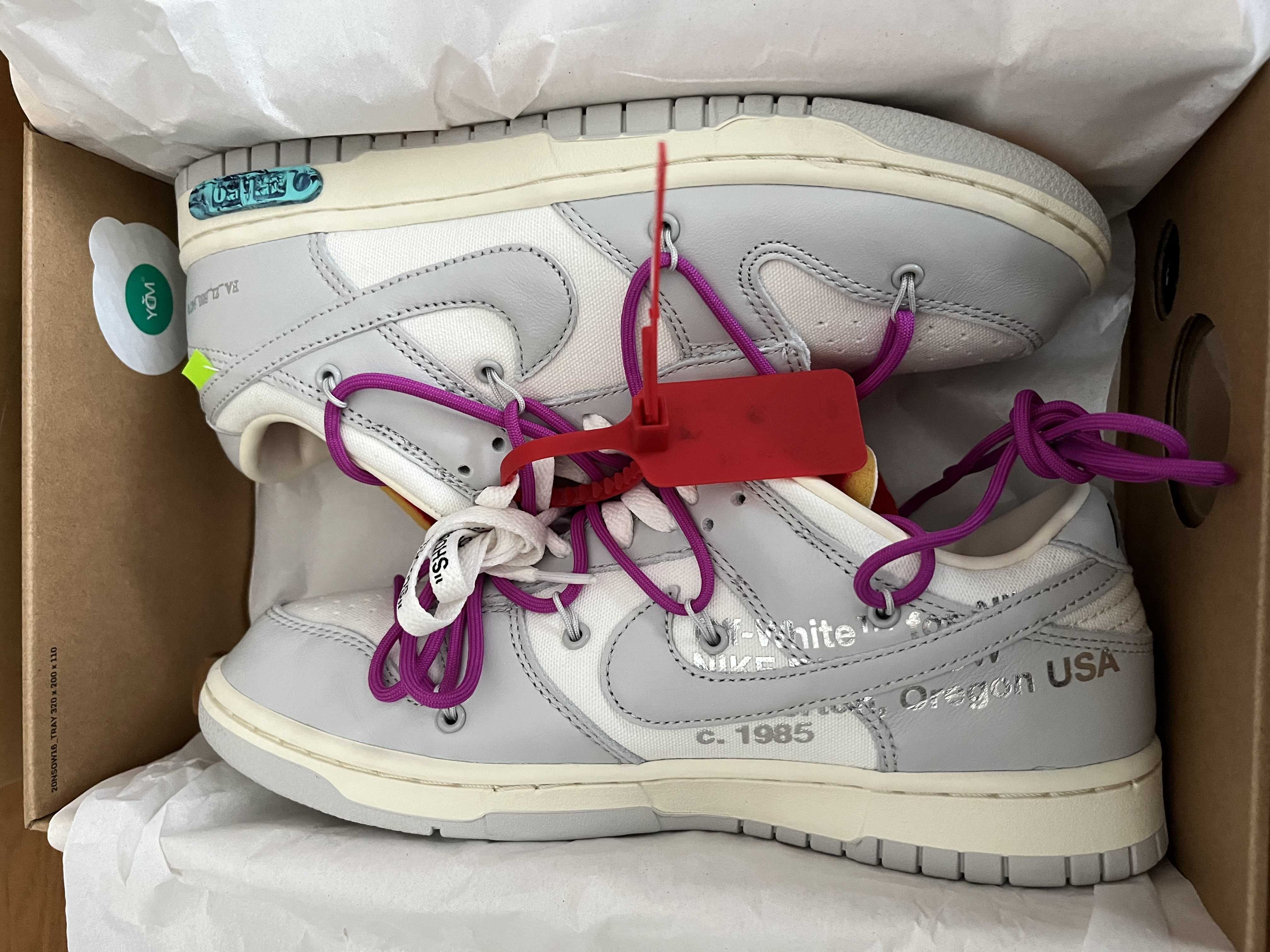 Off-White × Nike Dunk Low 1 of 50 "Lot.45"