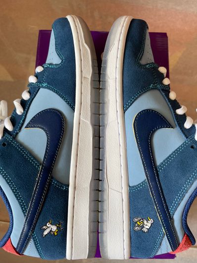 Why So Sad? × Nike SB Dunk Low "Coastal Blue/Speed Yellow-University Red"