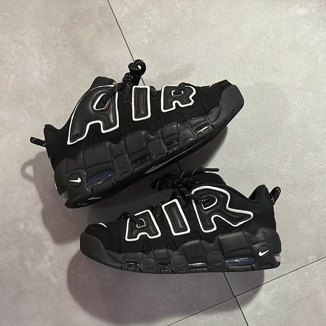 AMBUSH × Nike Air More Uptempo Low "Black and White"