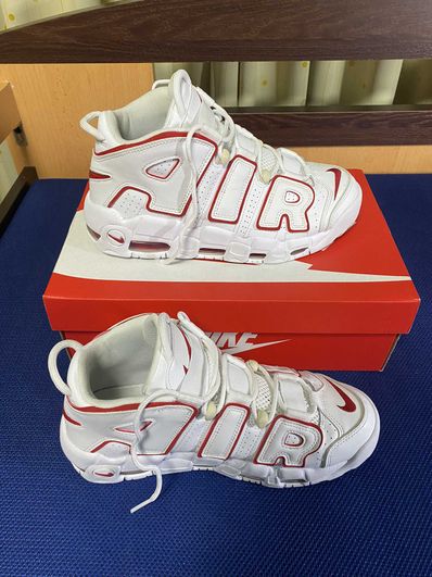 NIKE AIR MORE UPTEMPO "WHITE/VARSITY RED" (2021)
