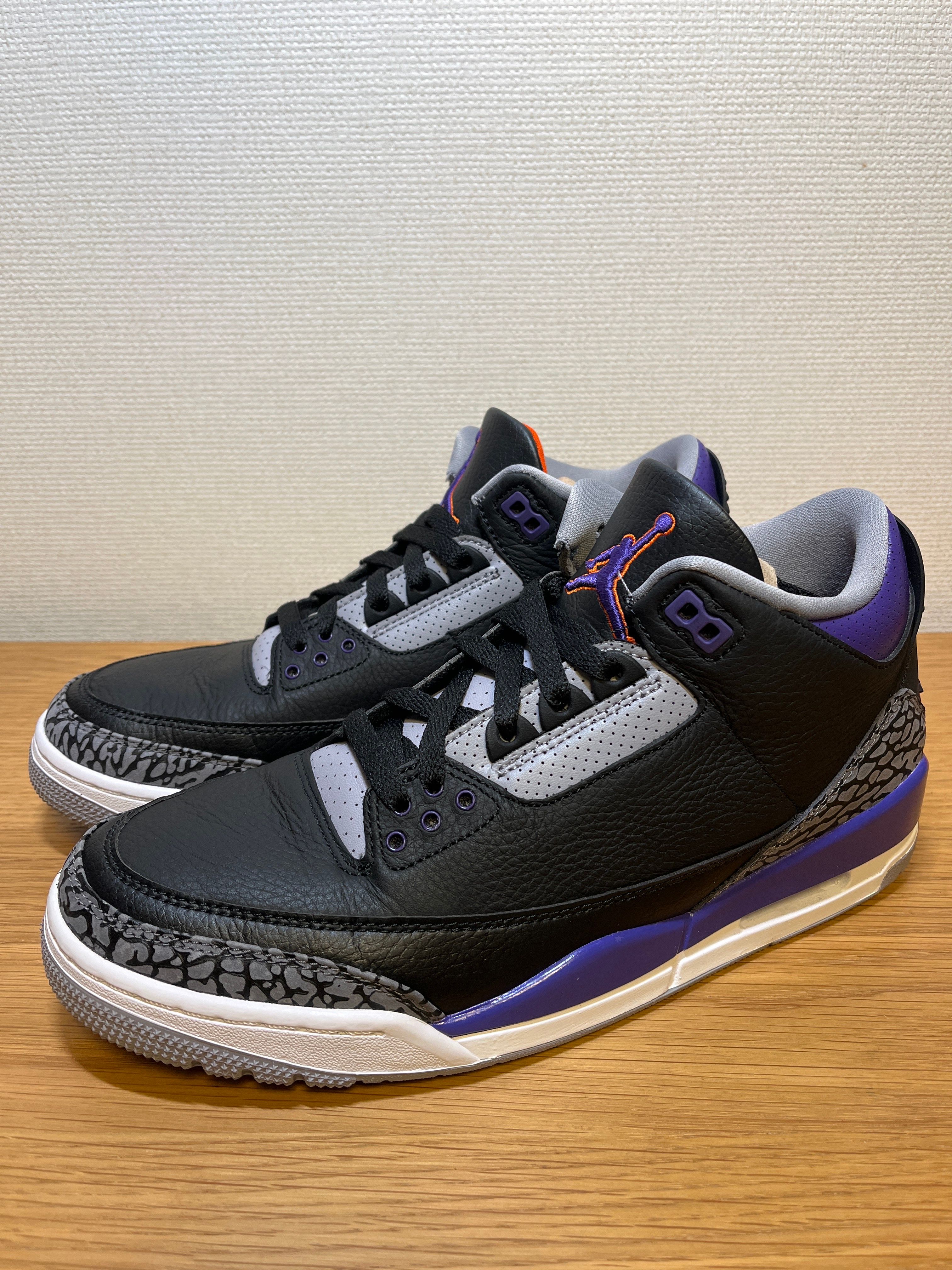 Nike Air Jordan 3 Retro "Black/Court Purple"