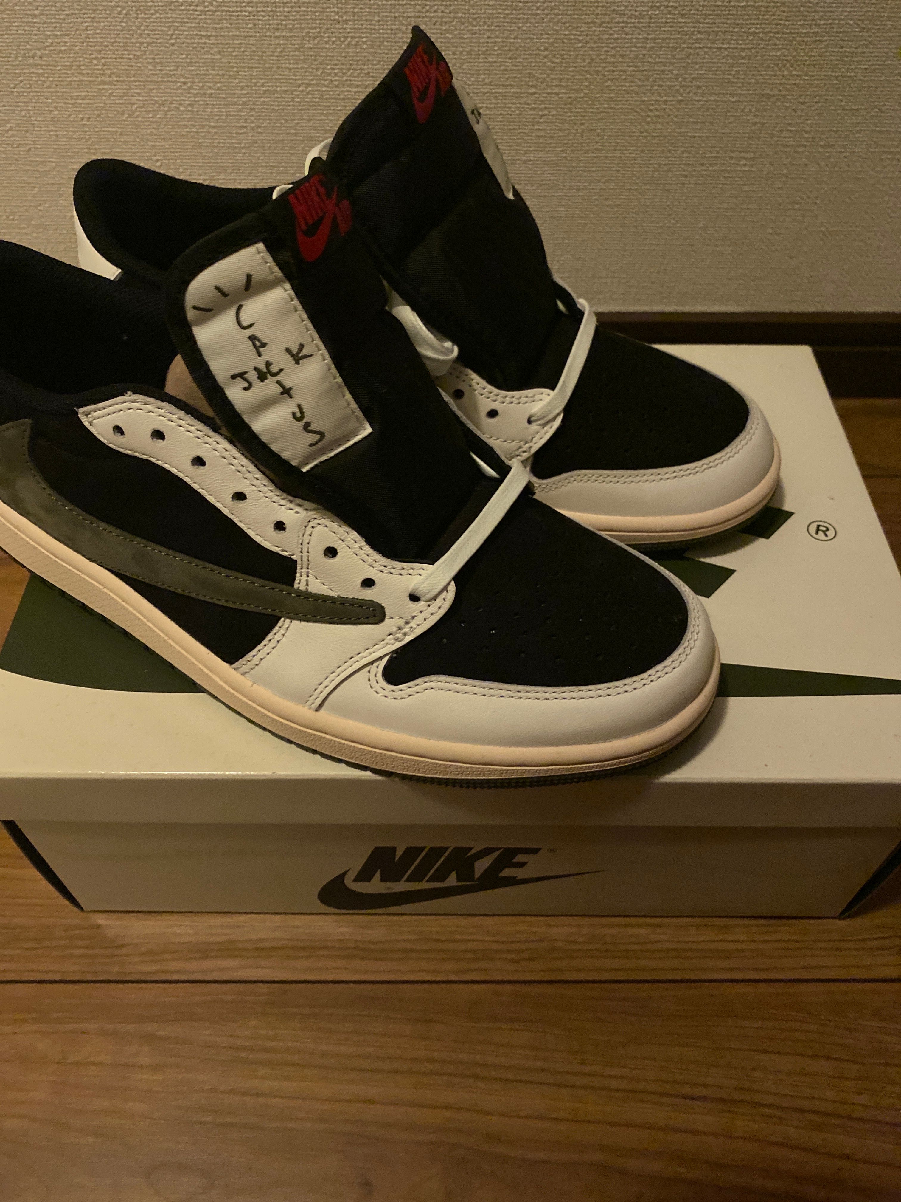 Travis Scott × Nike Women's Air Jordan 1 Low OG "Medium Olive"