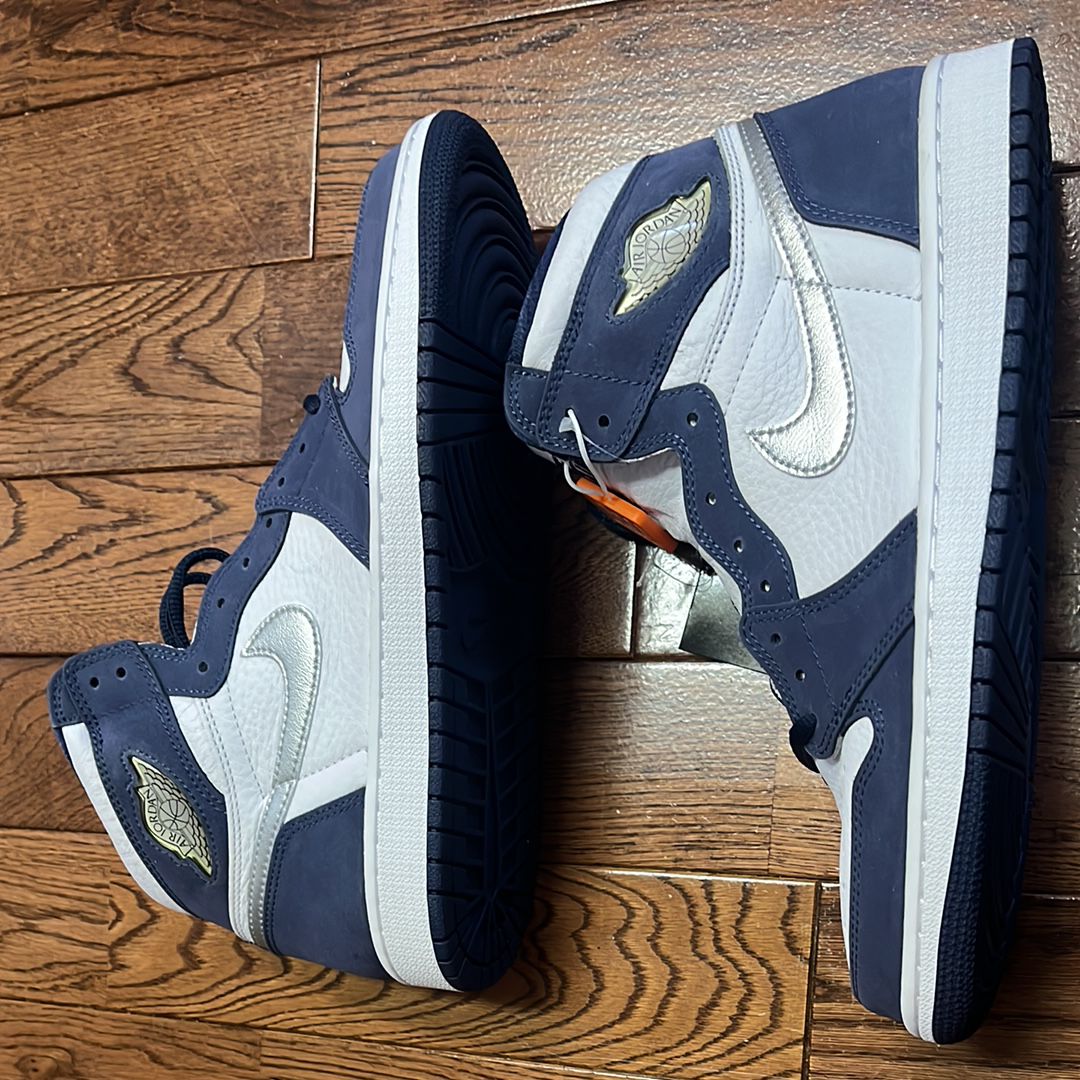 Nike Air Jordan 1 High OG CO.JP "White/Midnight Navy" (2020)(ブリーフケースなし)