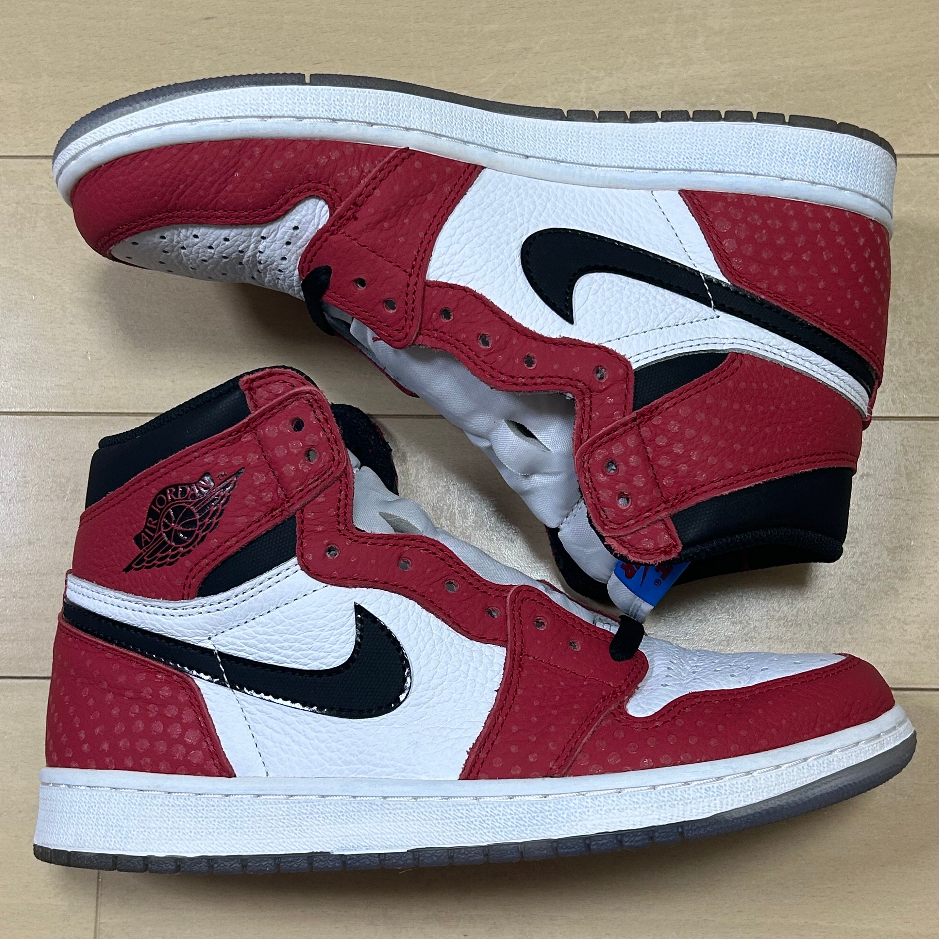 Spiderman × Nike Air Jordan 1 Origin Story "Gym Red/White/Photo Blue/Black"