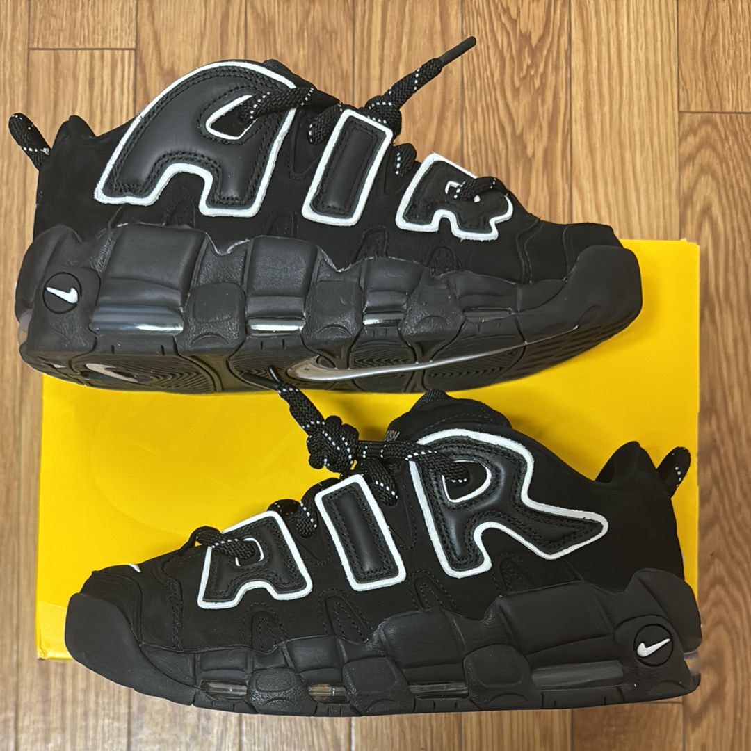 AMBUSH × Nike Air More Uptempo Low "Black and White"