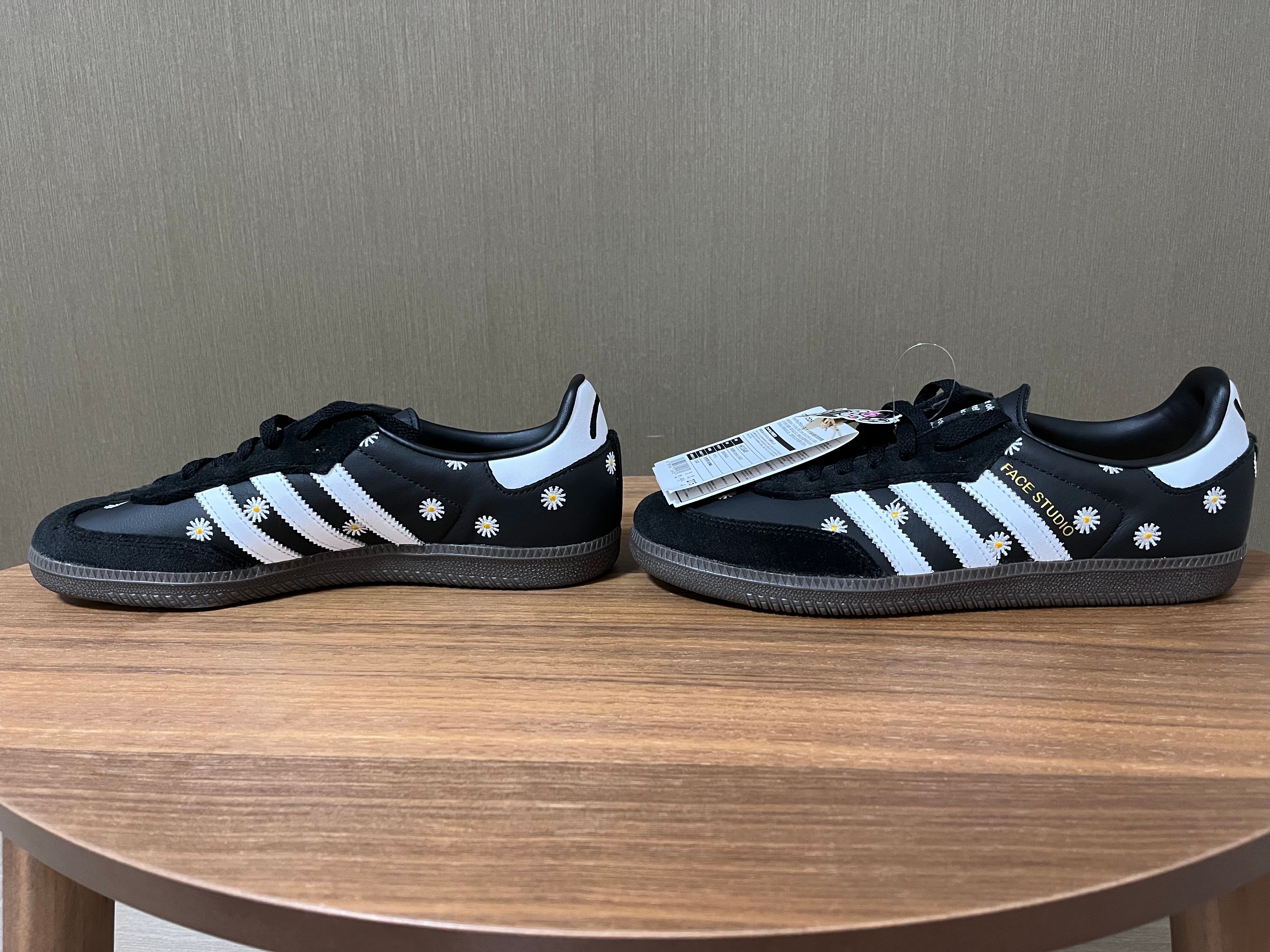 atmos × FACE × adidas Samba "Core Black/Footwear White"