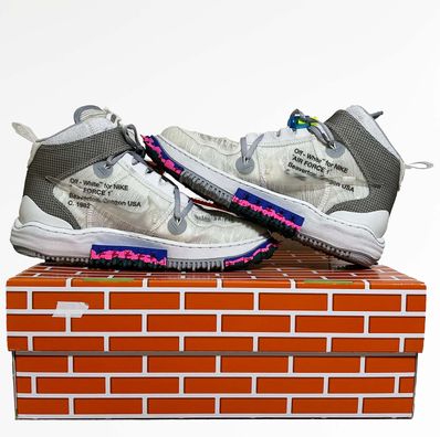 Off-White × Nike Air Force 1 Mid "White"