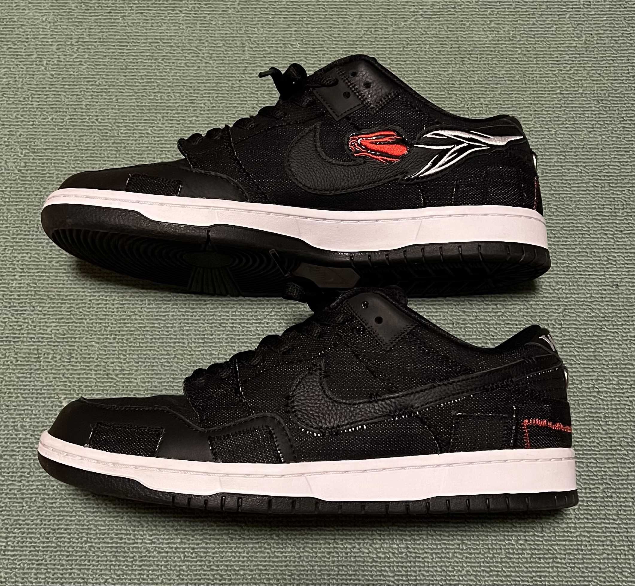 Wasted Youth × Nike SB Dunk Low "Black Denim" / VERDY