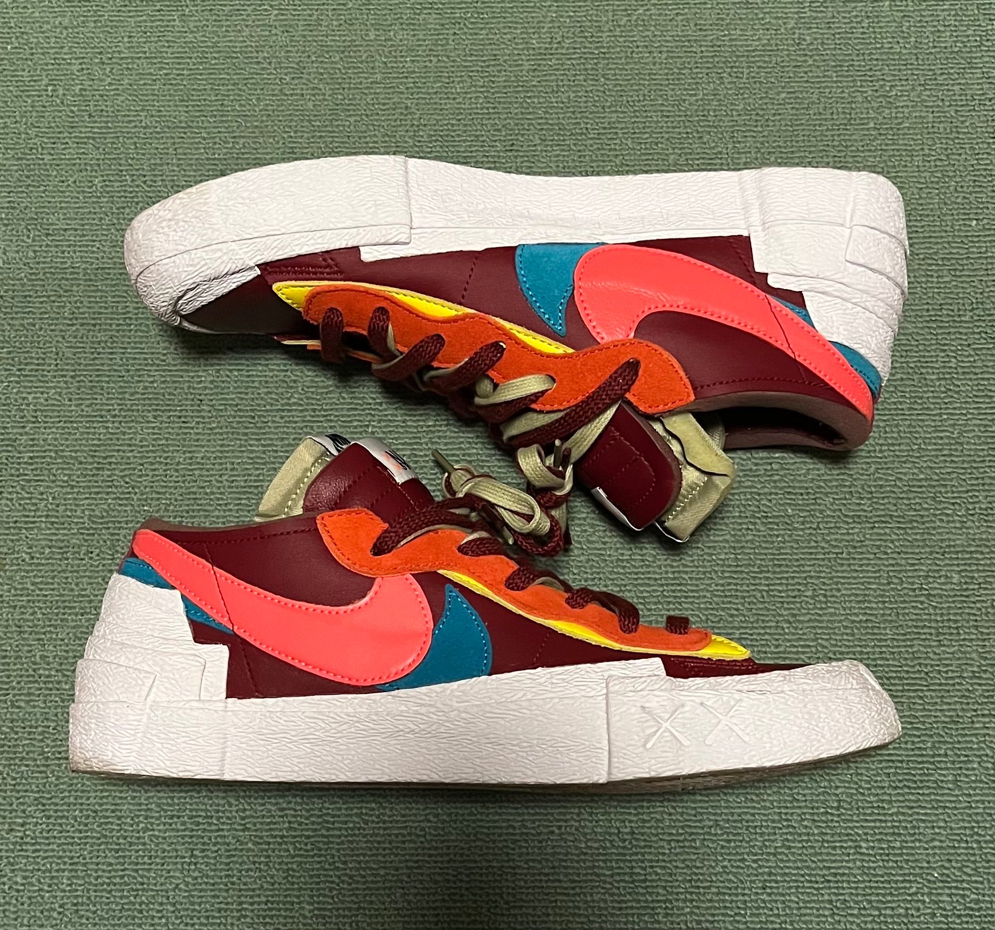 KAWS × sacai × Nike Blazer Low "Team Red"