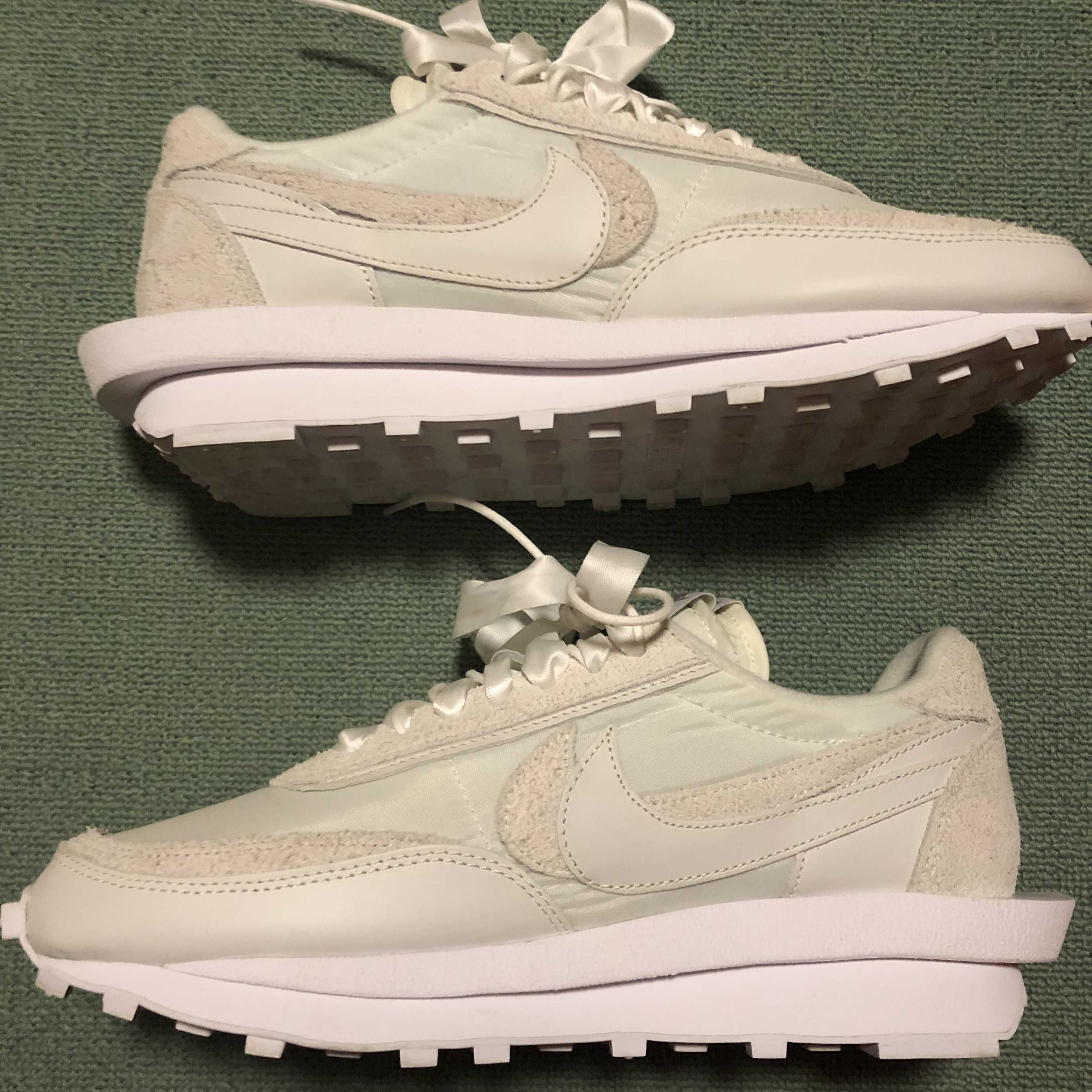 sacai × Nike LDV Waffle "Triple White"