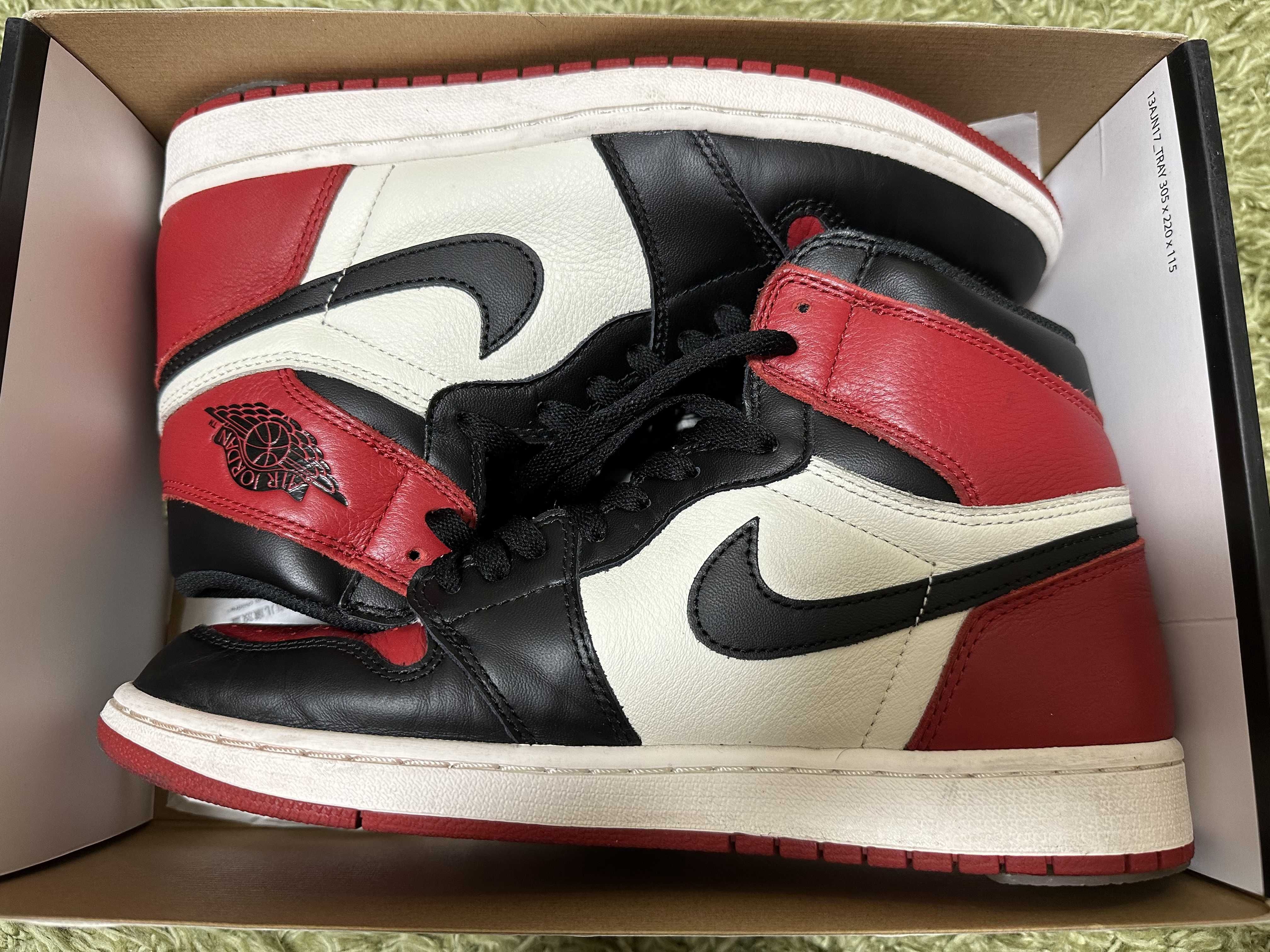 Nike Air Jordan 1 Retro High OG "Bred Toe"