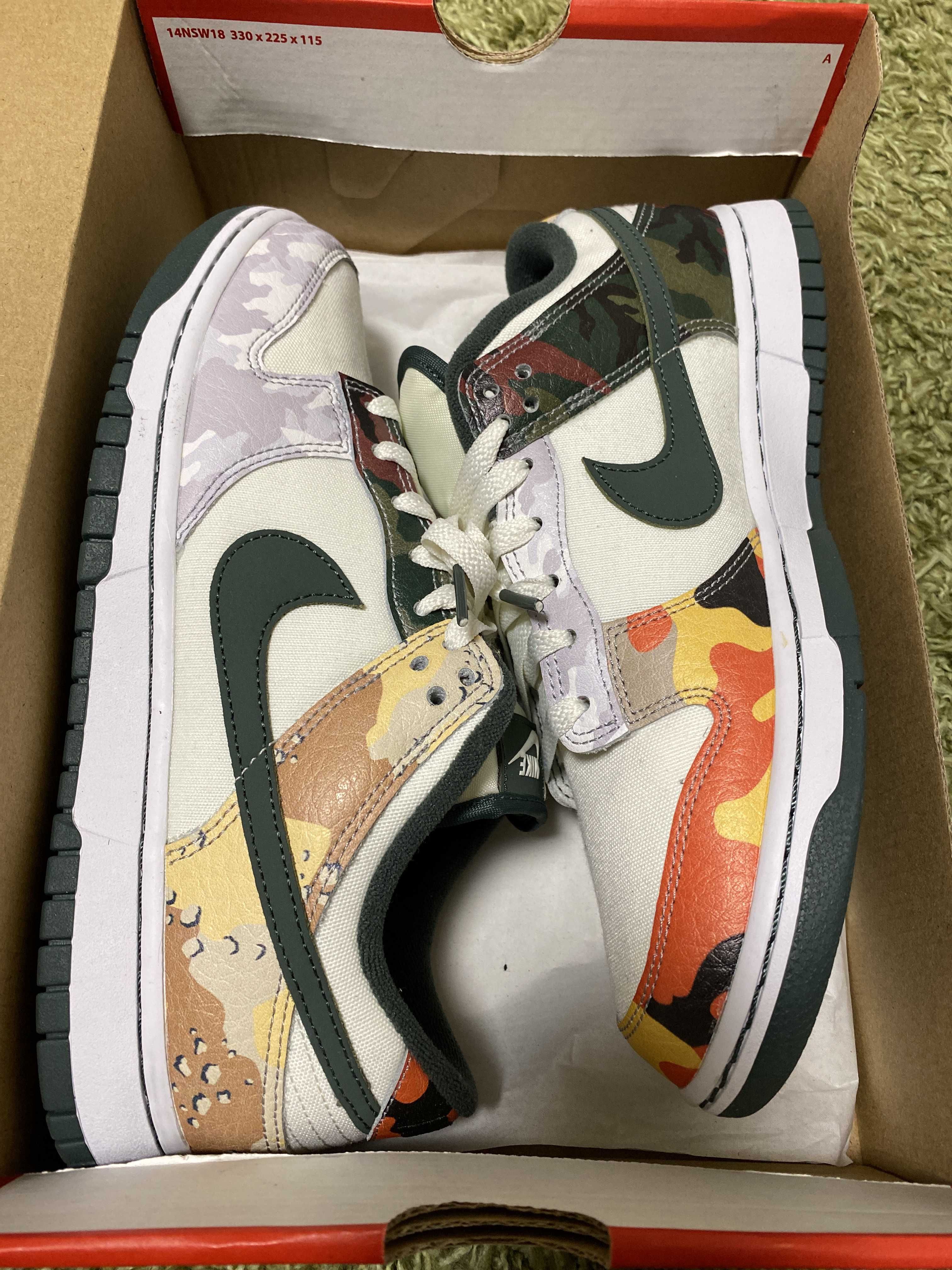 Nike Dunk Low "Sail Multi Camo"