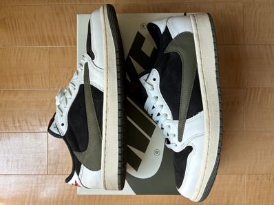 Travis Scott × Nike Women's Air Jordan 1 Low OG "Medium Olive"