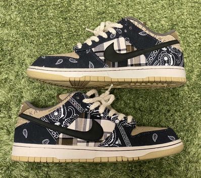 Travis Scott × Nike SB Dunk Low "Black/Parachute Beige"