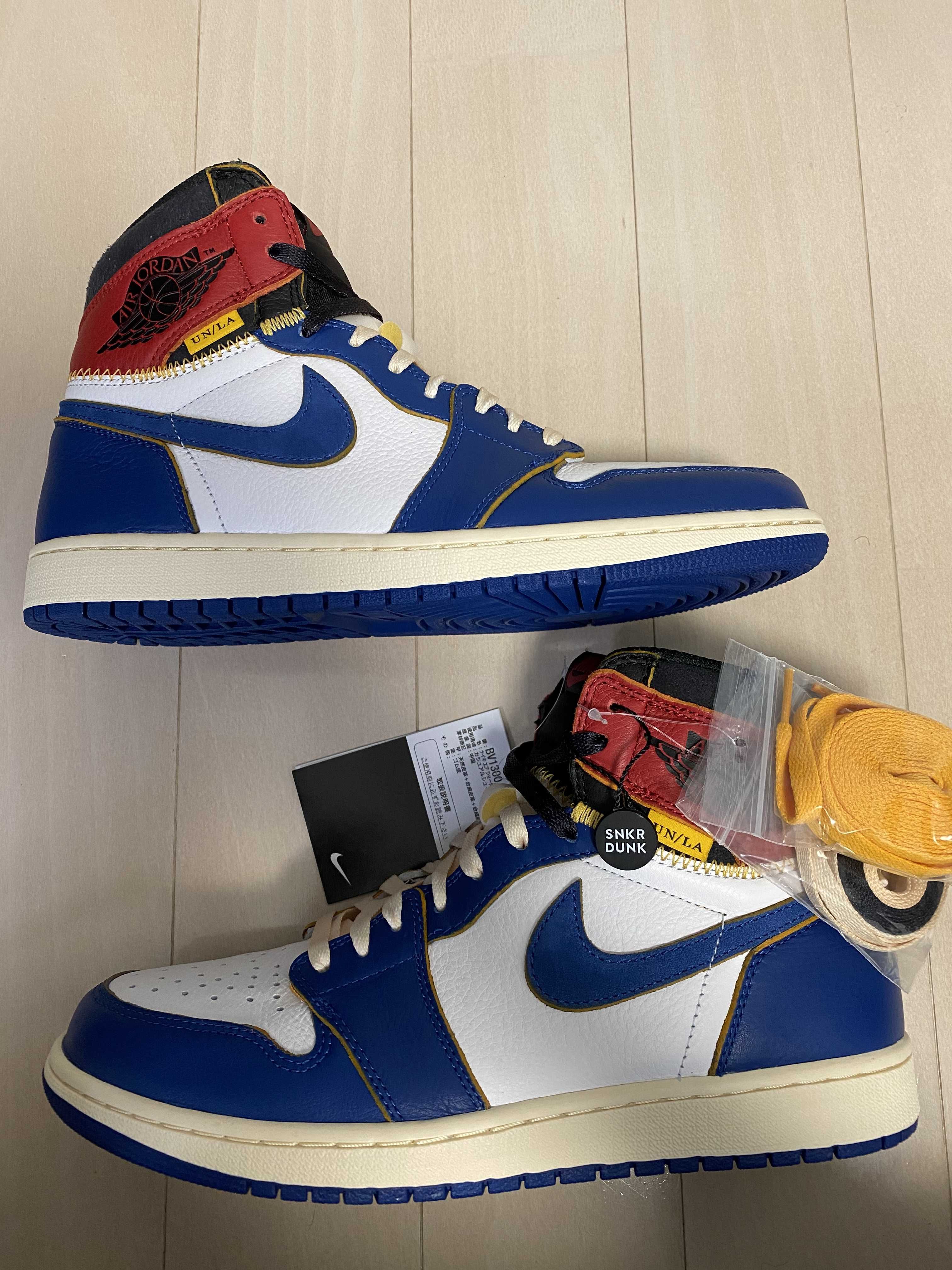 Union × Nike Air Jordan 1 Retro High OG NRG "Storm Blue/Varsity Red"