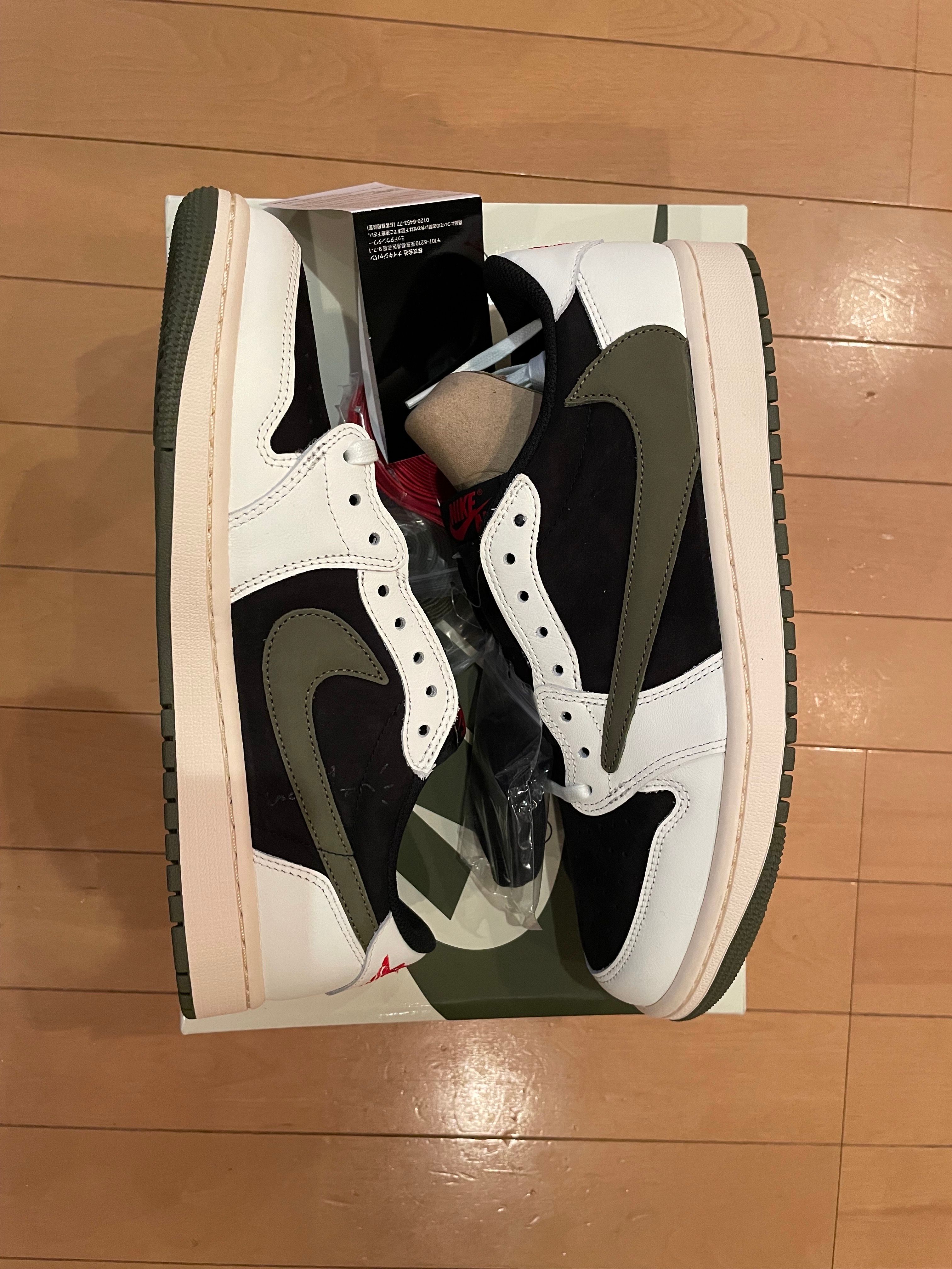 Travis Scott × Nike Women's Air Jordan 1 Low OG "Medium Olive"