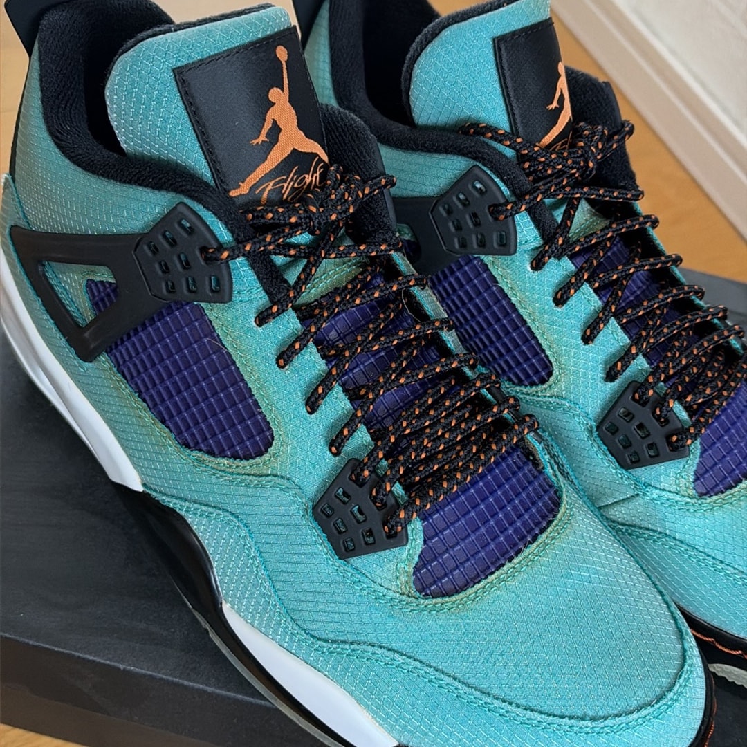 Nike Air Jordan 4 Golf "Teal Purple"