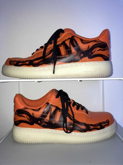 Nike Air Force 1 Low "Orange Skelton"