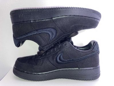 Stussy × Nike Air Force 1 Low "Triple Black"