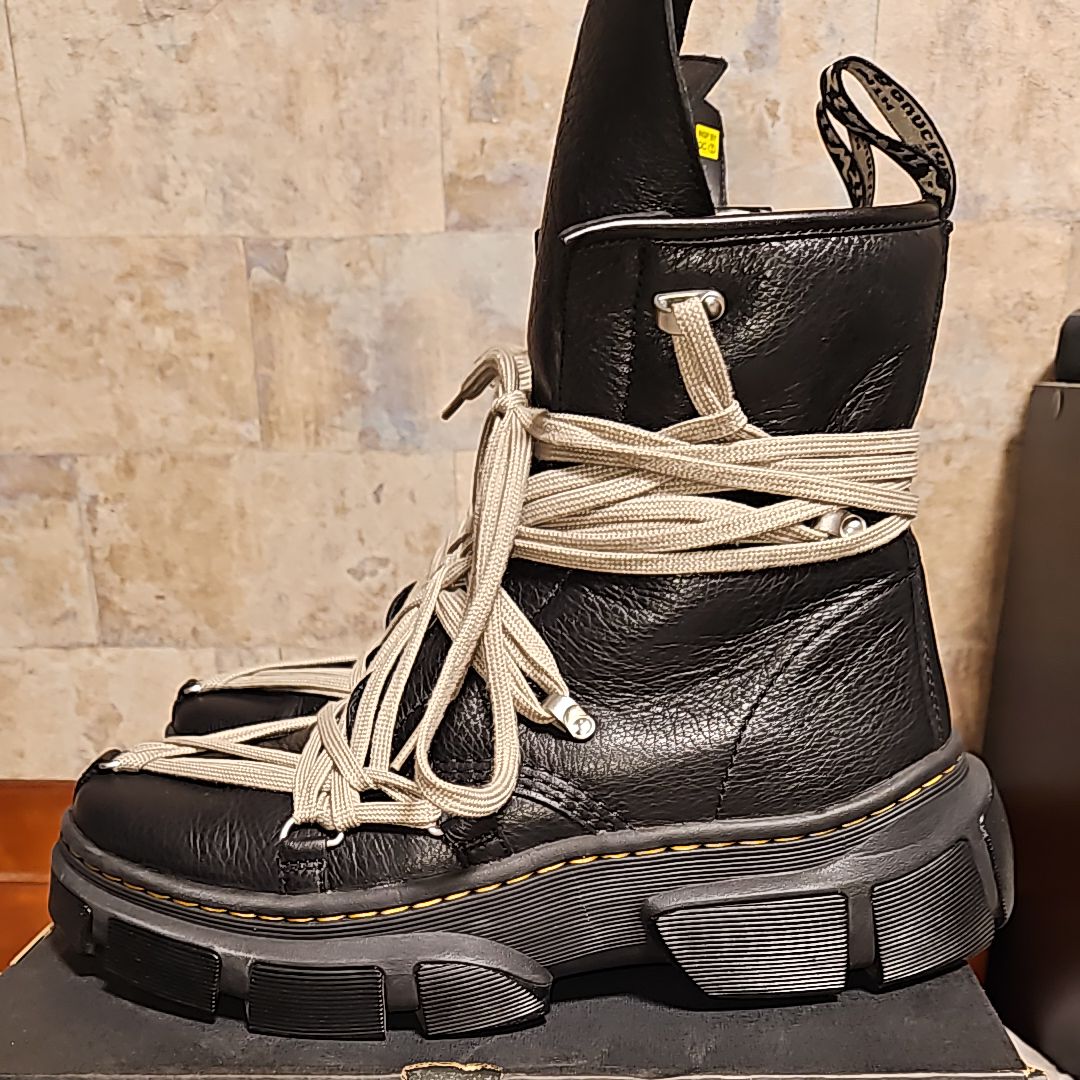 Rick Owens × Dr.Martens 1460 DMXL Mega Lace Boot "Black"