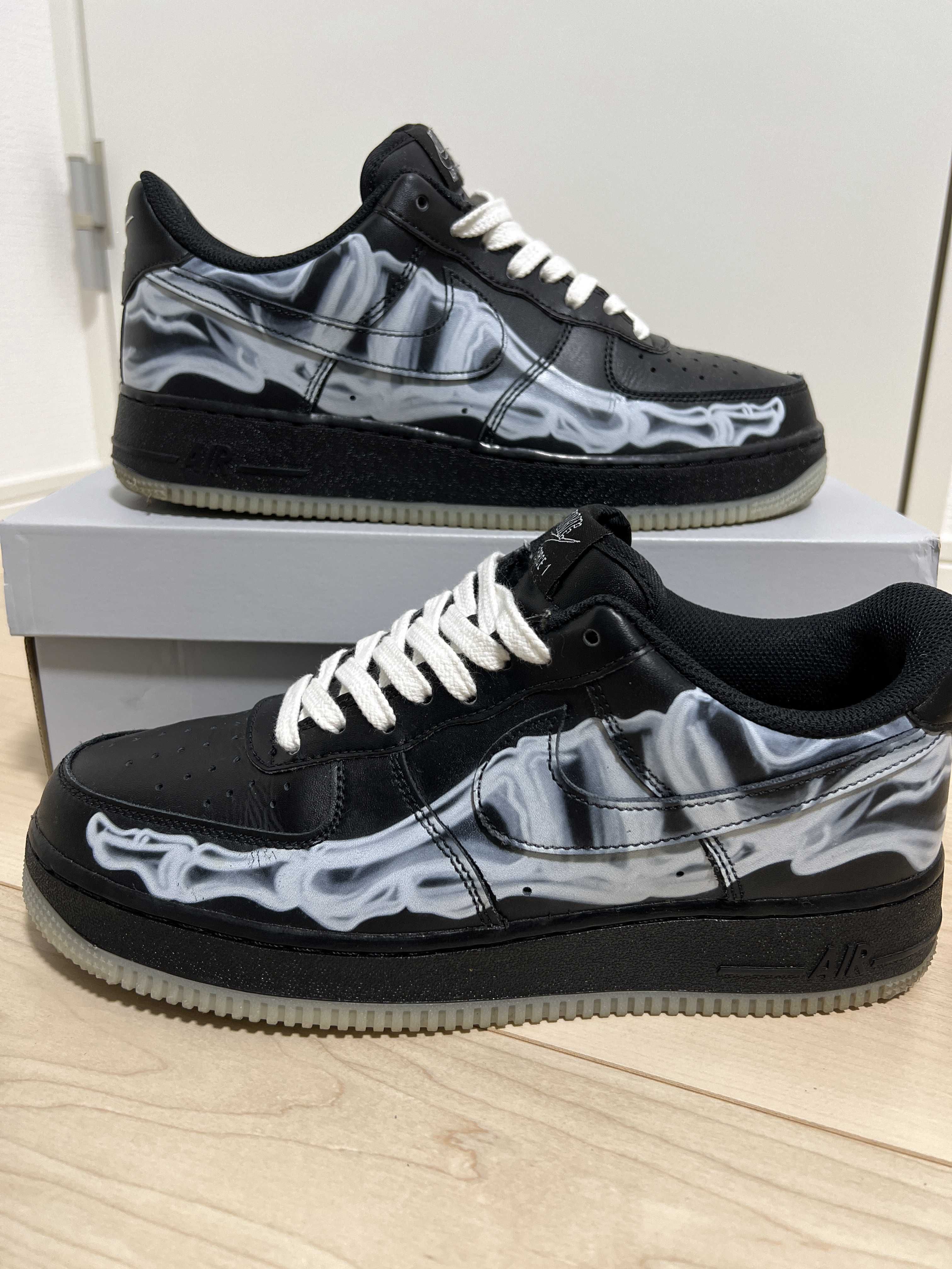 Nike Air Force 1 Low "Black Skeleton"