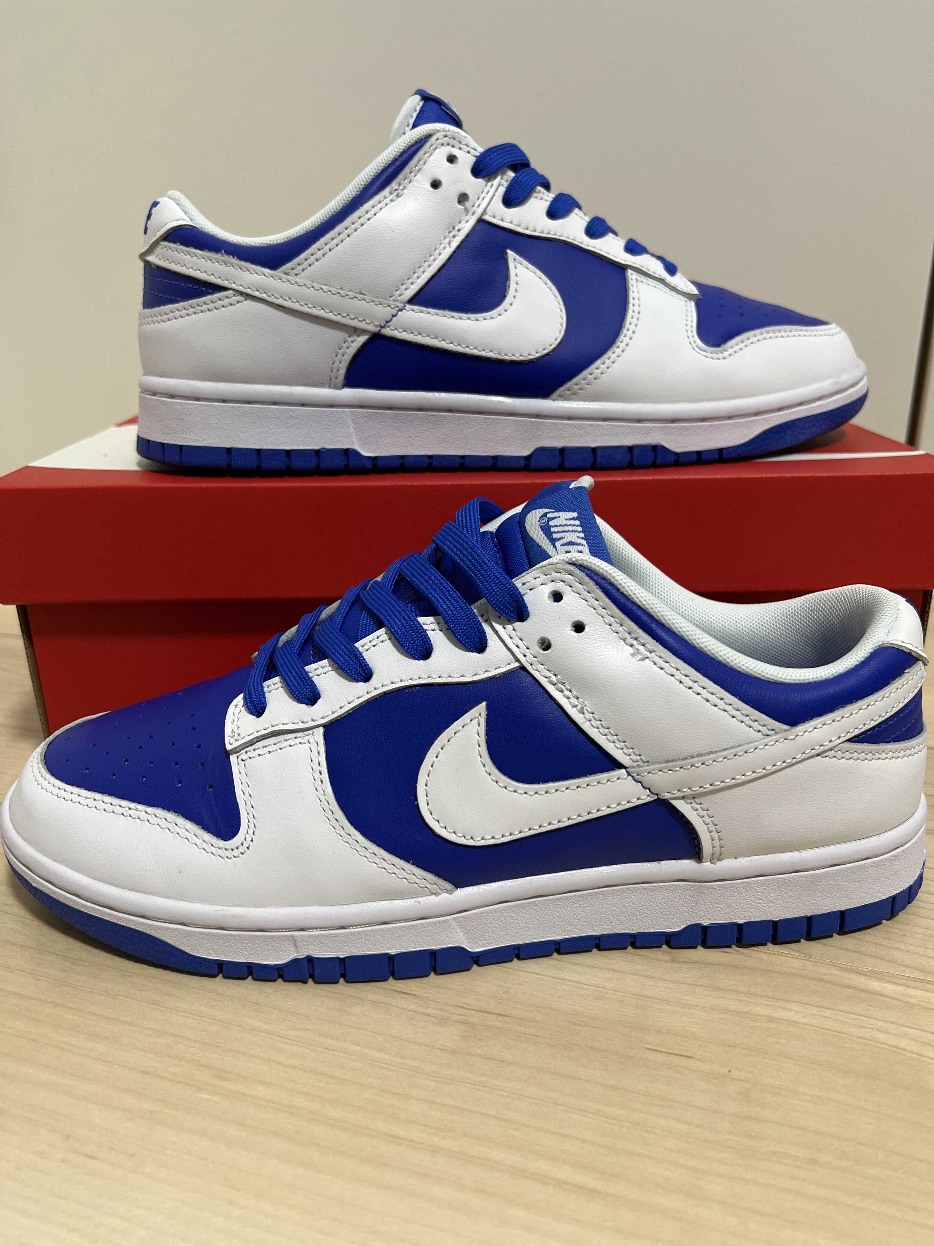 Nike Dunk Low Retro "Racer Blue and White"