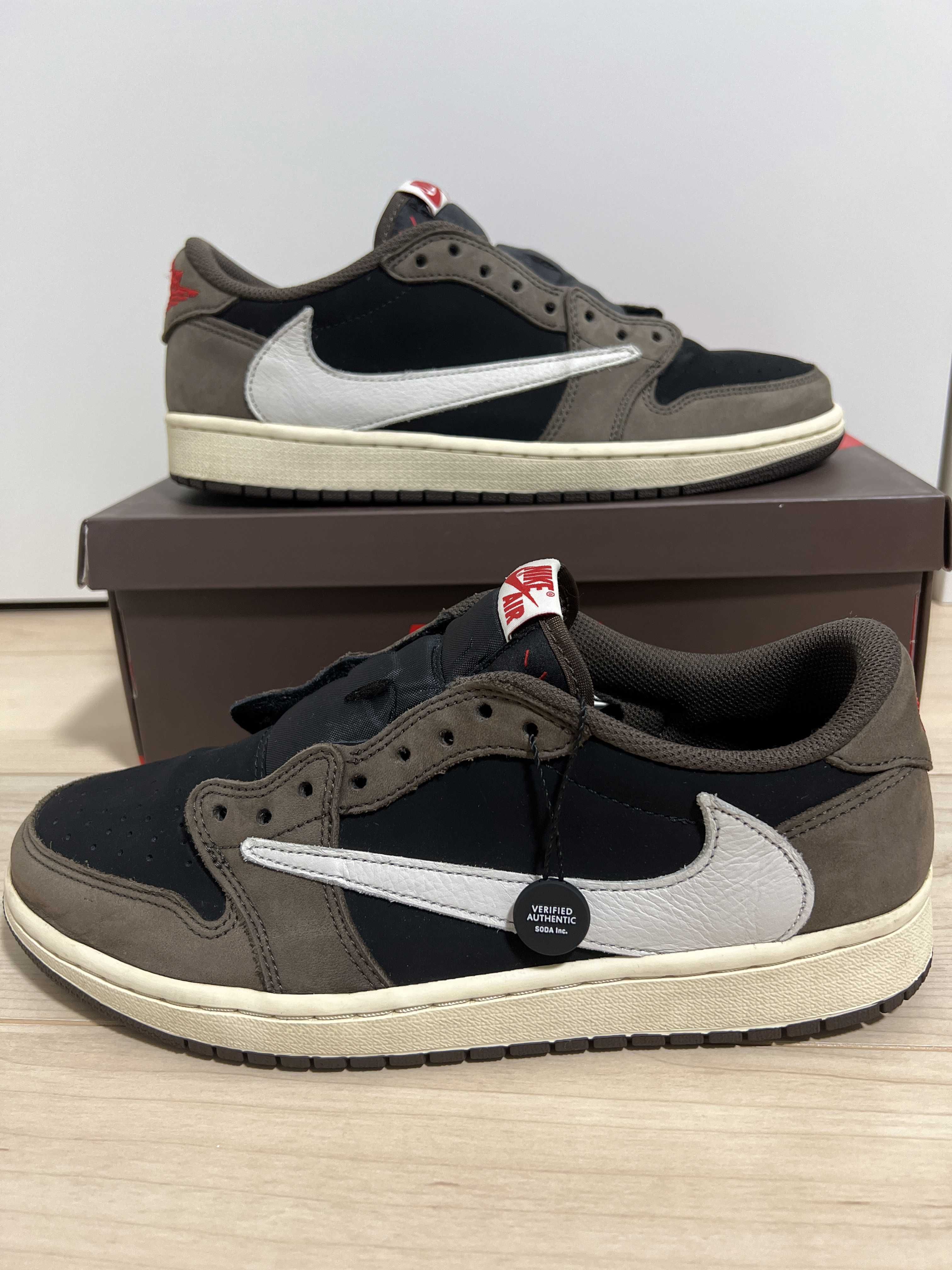 Travis Scott × Nike Air Jordan 1 Low OG SP-T  "Black/Dark Mocha"