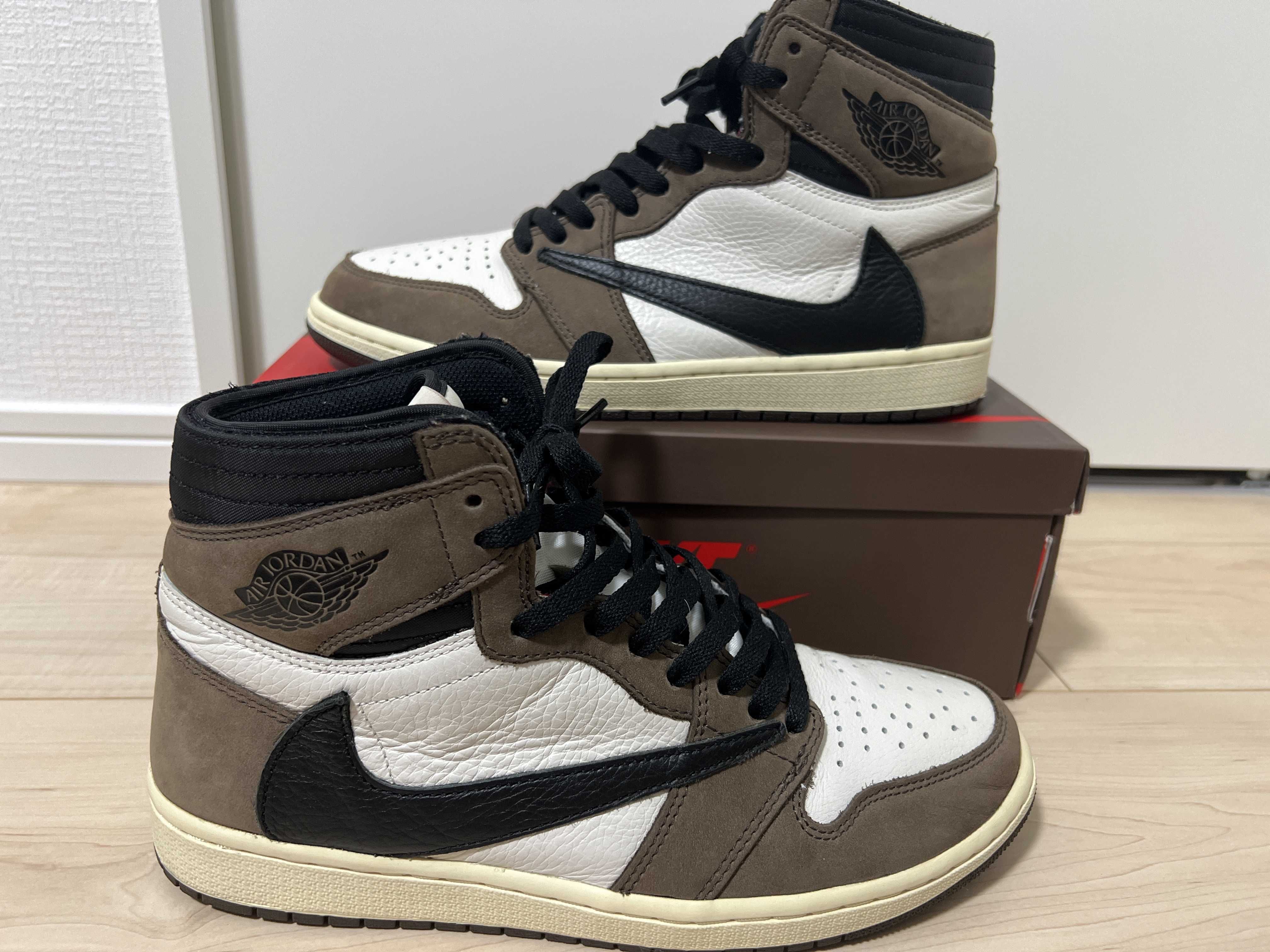 Travis Scott × Nike Air Jordan 1 Retro High OG TS SP "Sail/Dark Mocha"