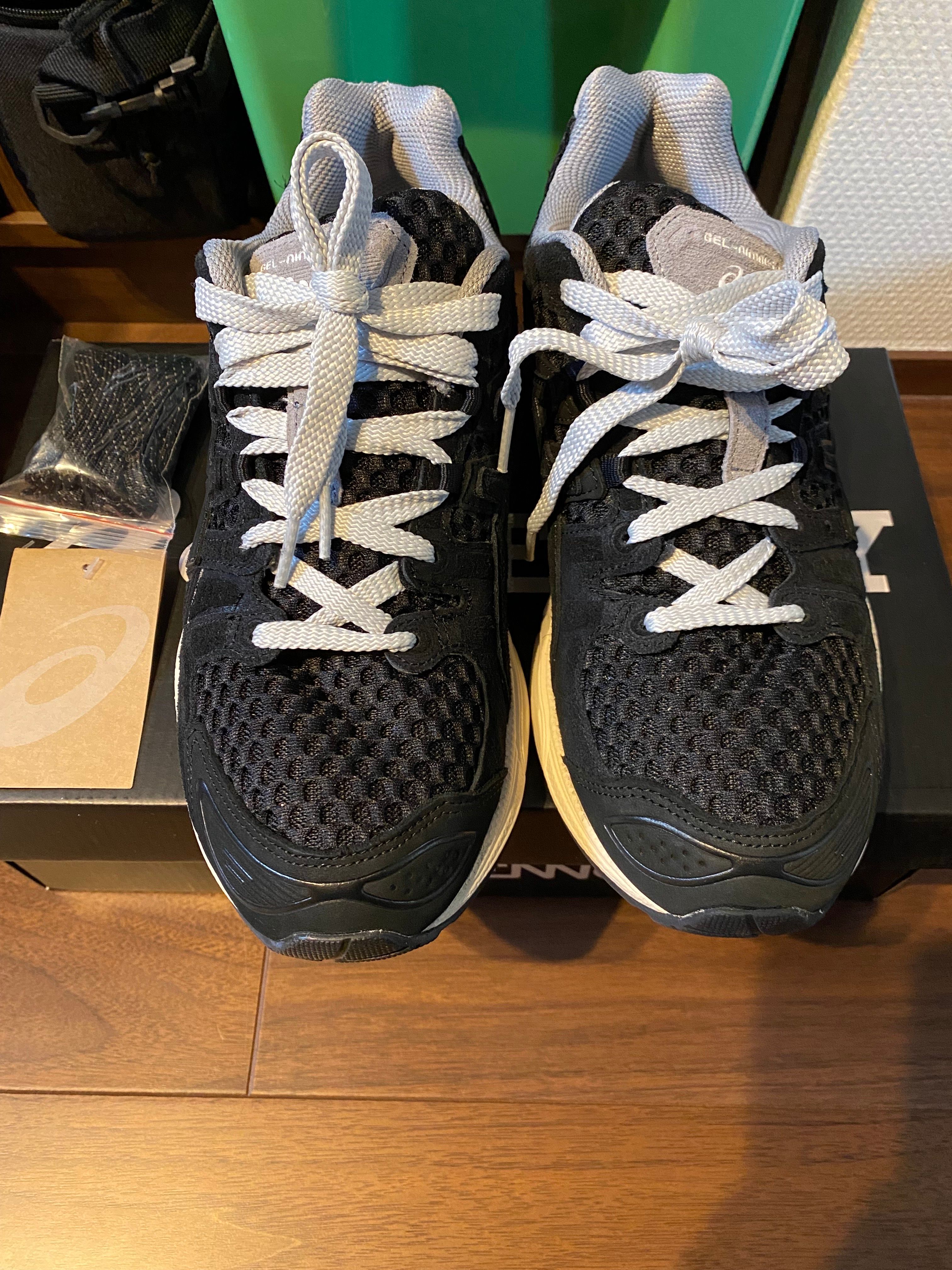 ENNOY × Asics Gel-Nimbus 9 "Black/Sheet Rock" (1201A986-002)