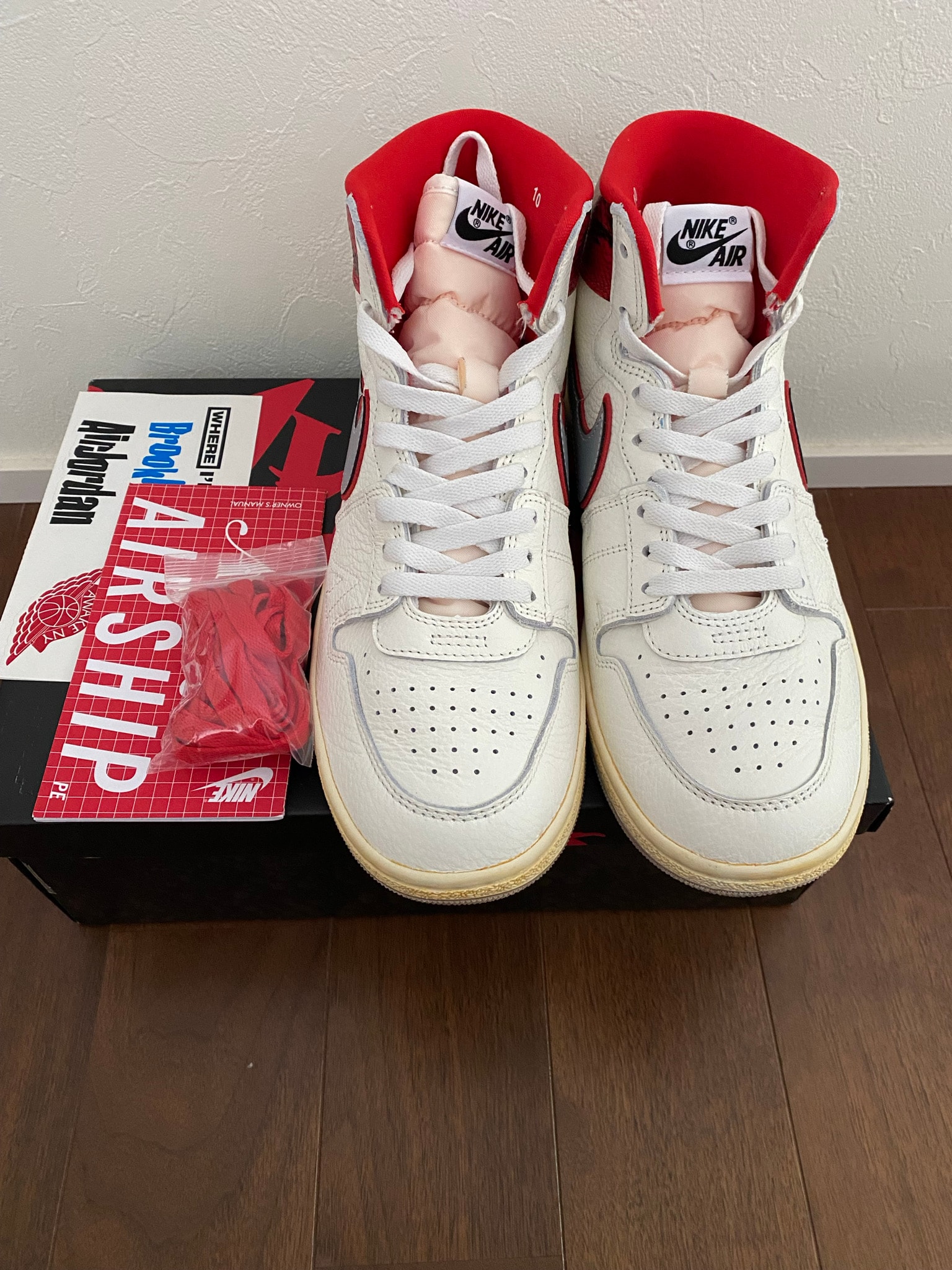 Awake NY × Nike Jordan Air Ship SP "University Red"
