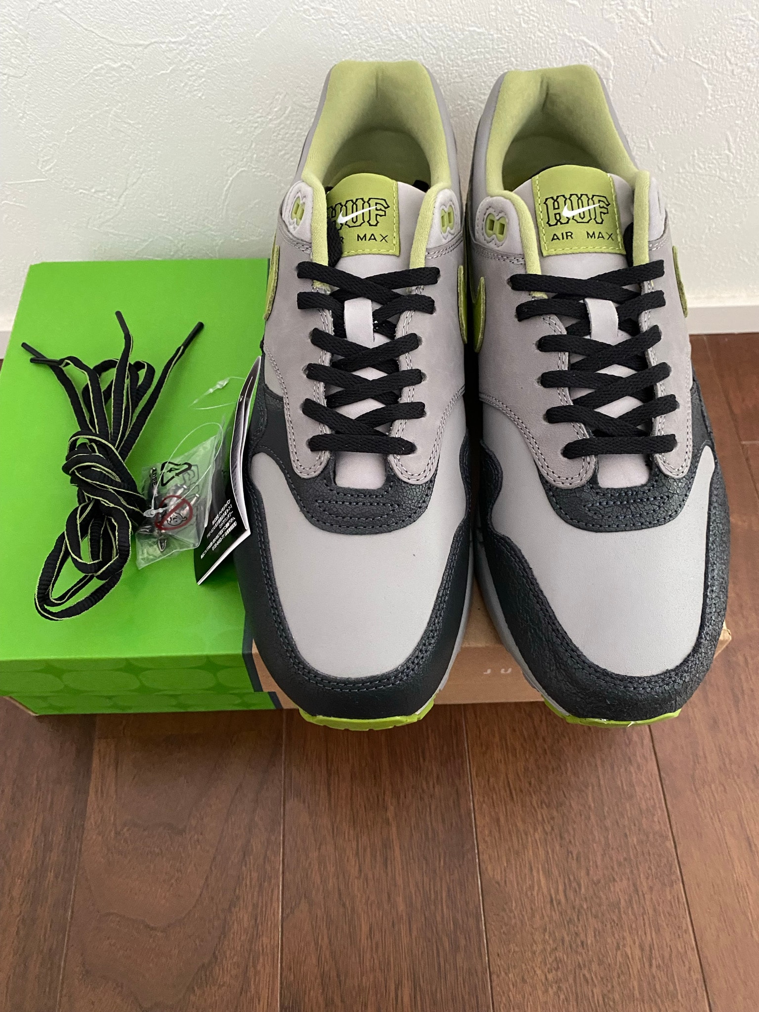 HUF × Nike Air Max 1 "Anthracite and Medium Grey"