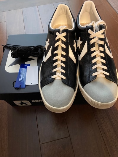 Converse Pro Leather J VTG OX 50th Anniversary "Black/Grey"