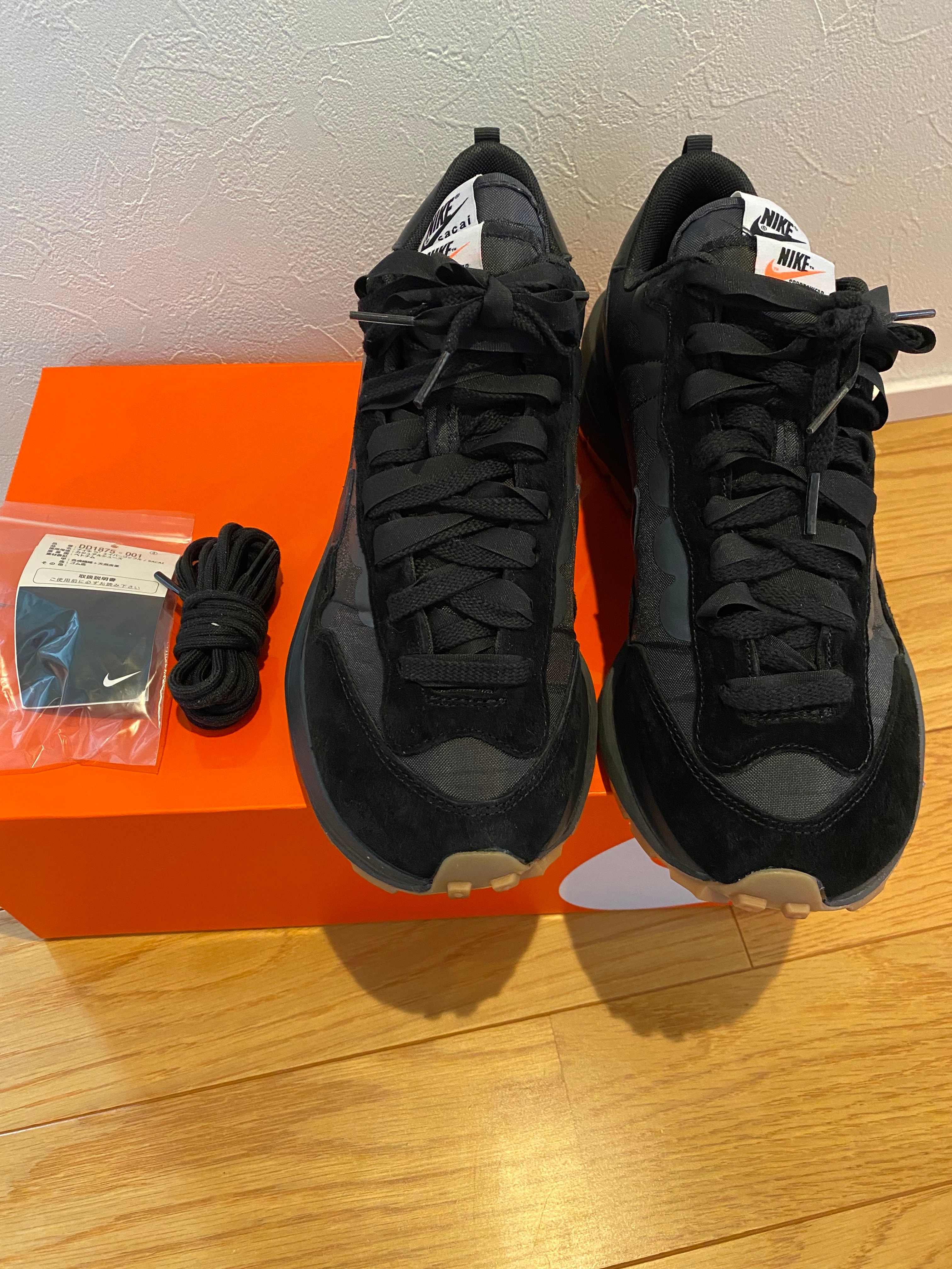 sacai × Nike Vapor Waffle "Black Gum"
