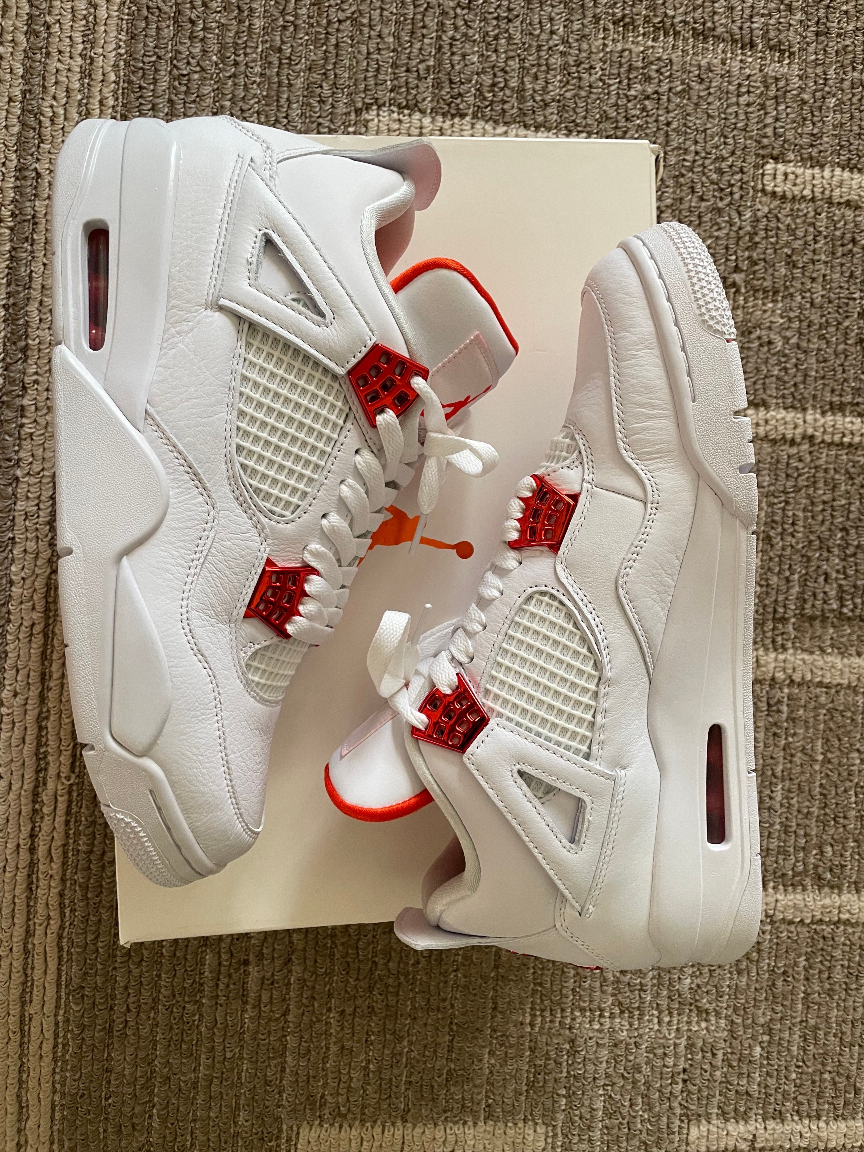 Nike Air Jordan 4 Retro "White/Team Orange"