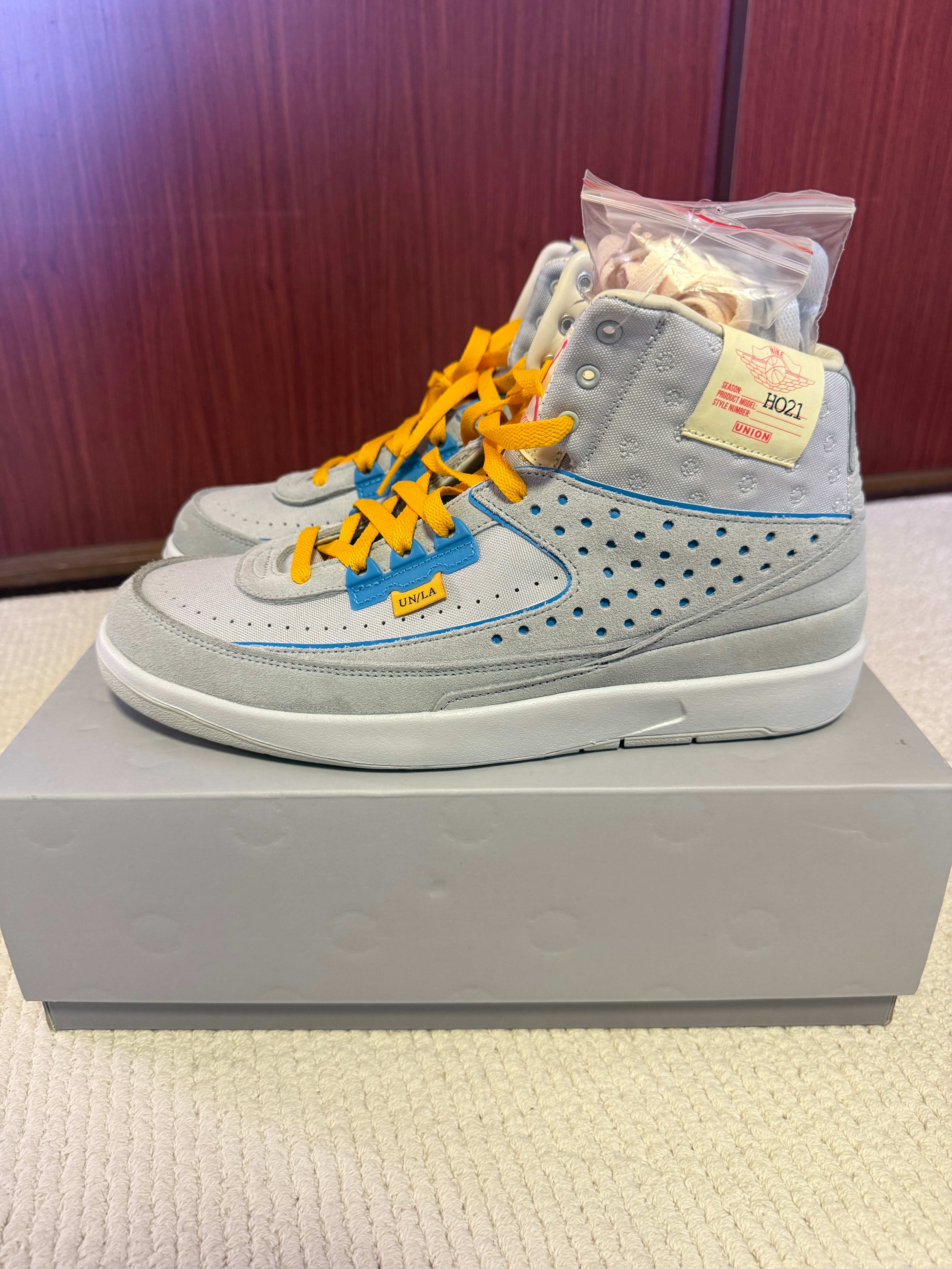 ユニオン × ナイキ エアジョーダン2 "グレー フォグ"