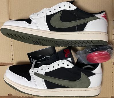 Travis Scott × Nike Women's Air Jordan 1 Low OG "Medium Olive"