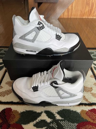 NIKE GOLF AIR JORDAN 4 "WHITE CEMENT"