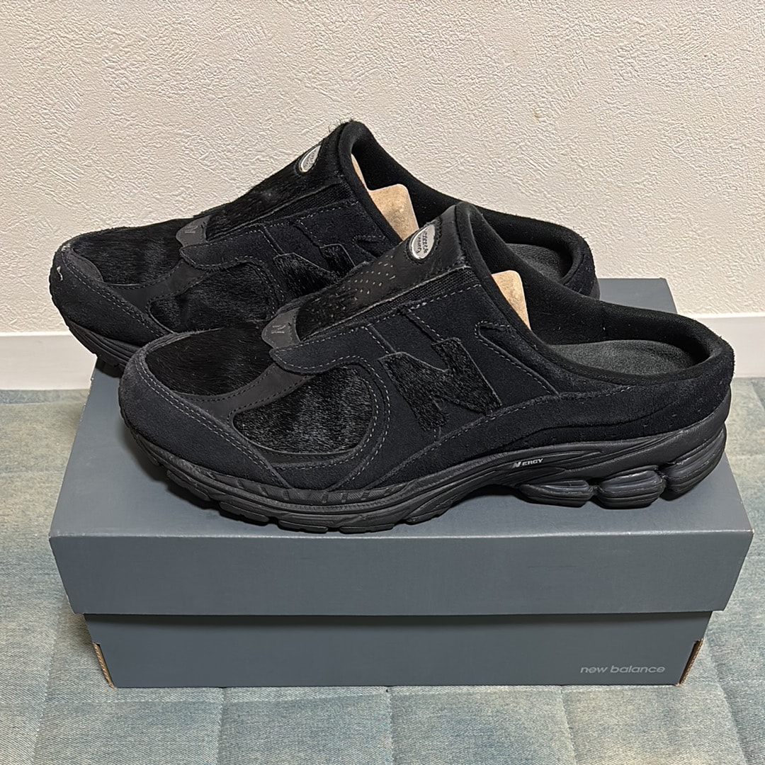 New Balance 2002R Mule "Triple Black"