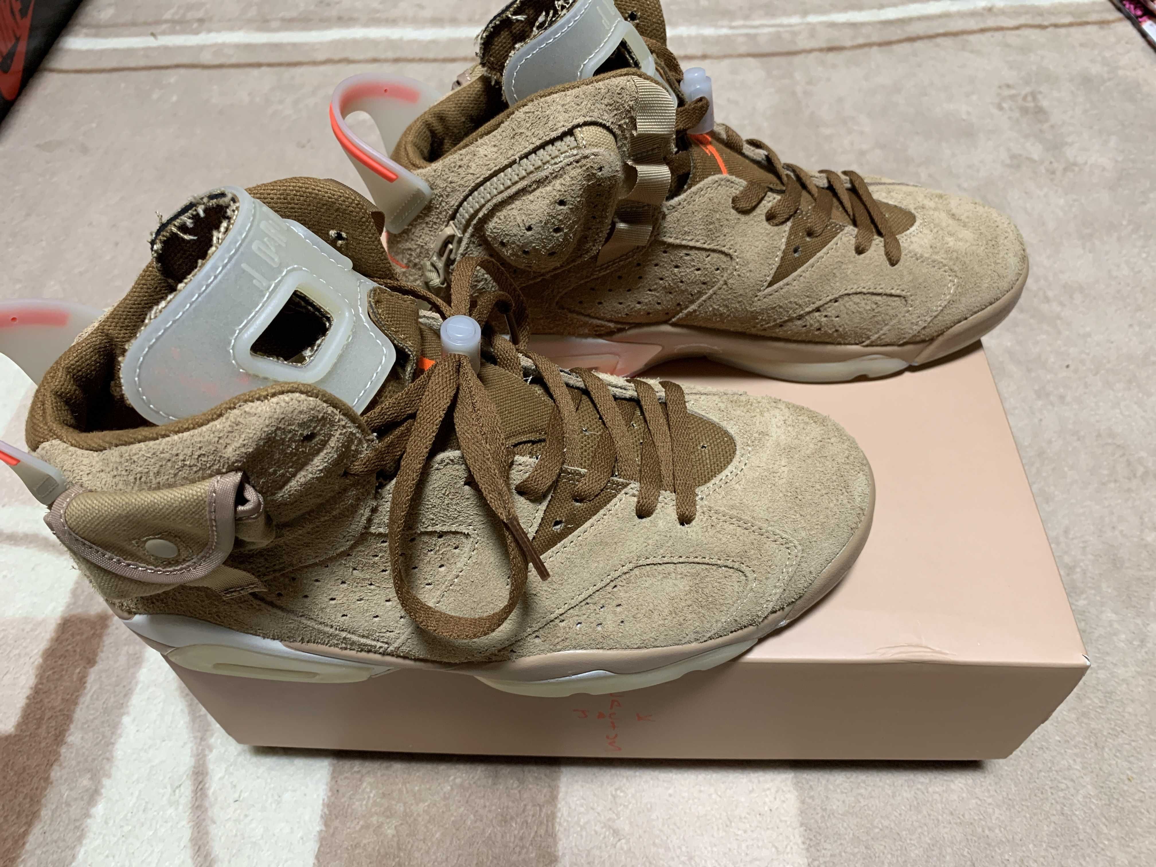 Travis Scott × Nike Air Jordan 6 "British Khaki"