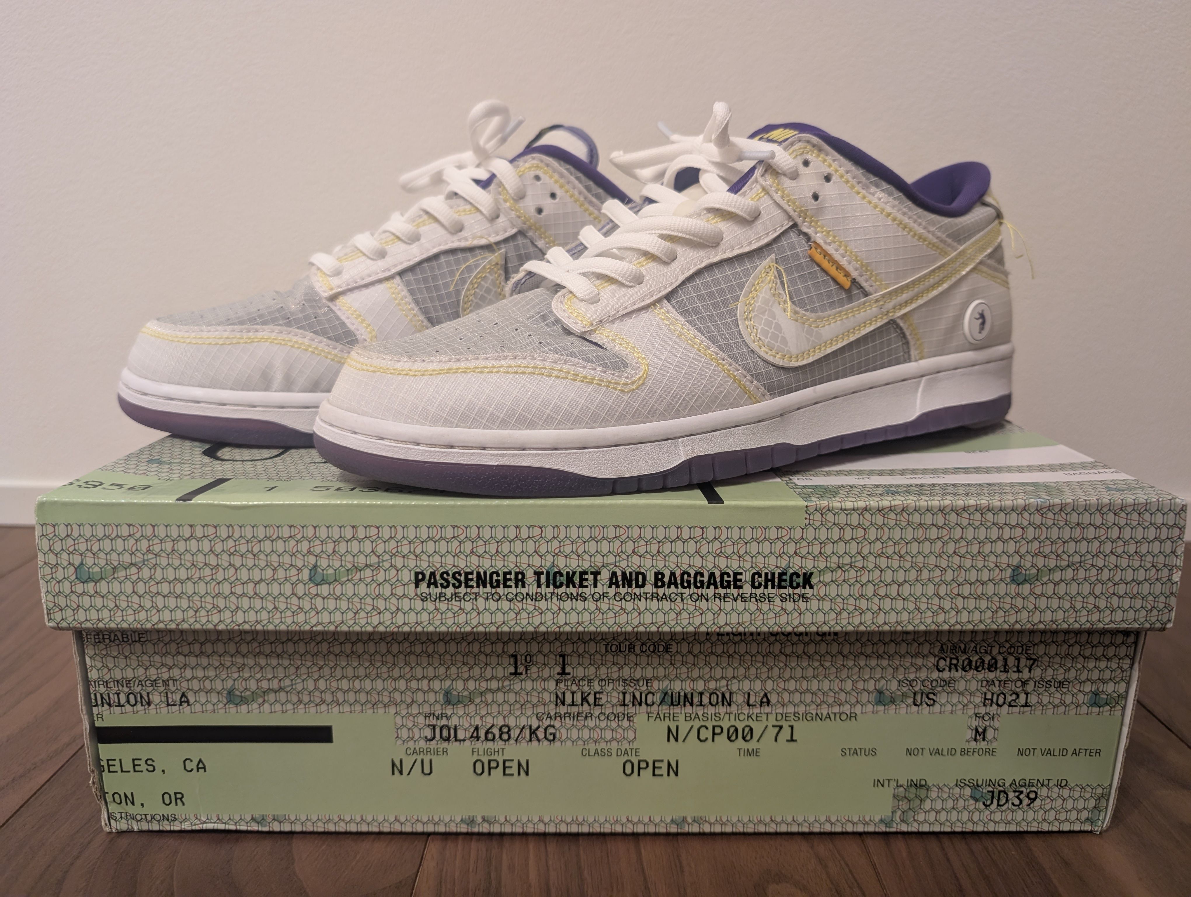 UNION × Nike Dunk Low "Court Purple"