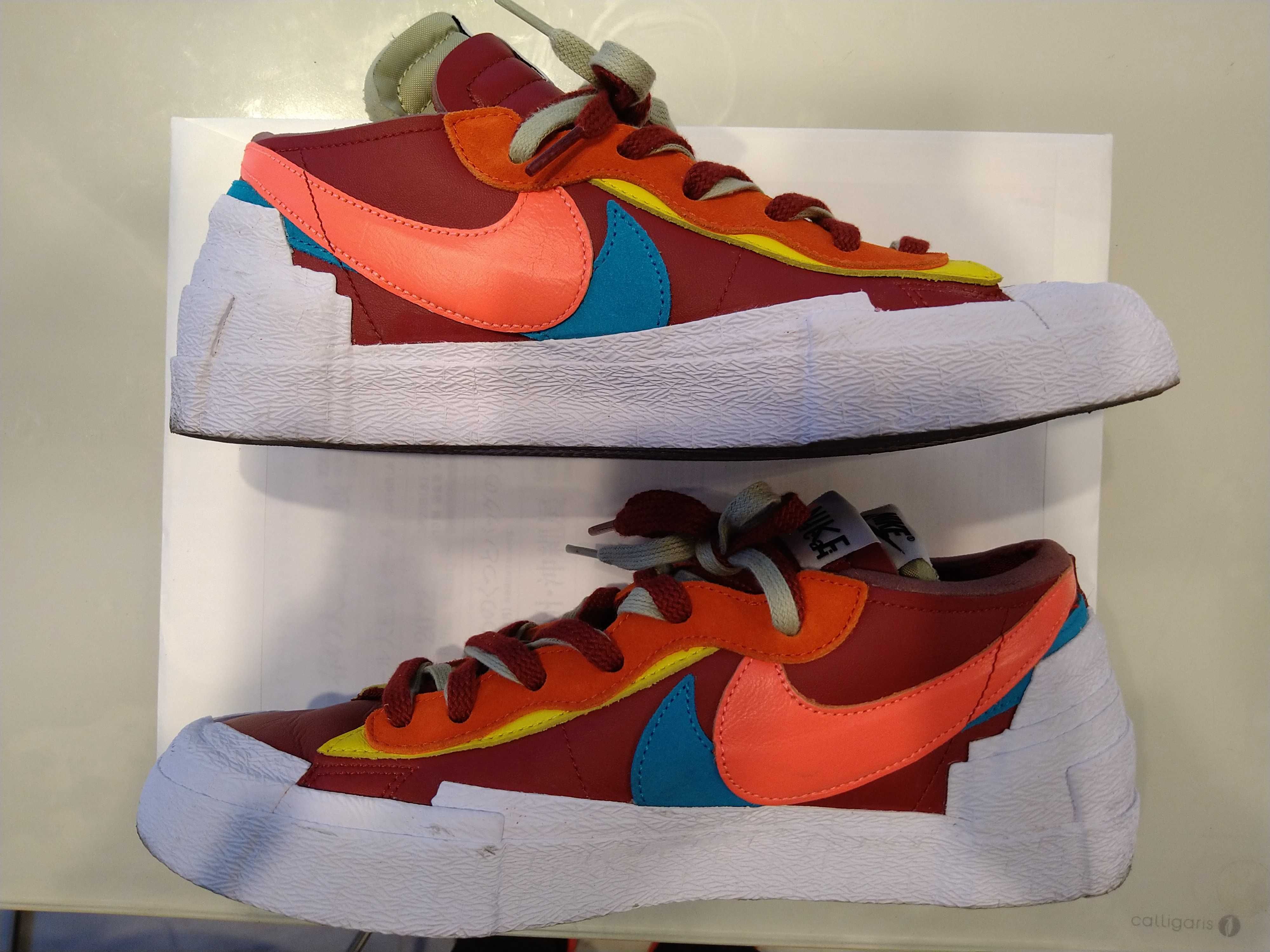 KAWS × sacai × Nike Blazer Low "Team Red"